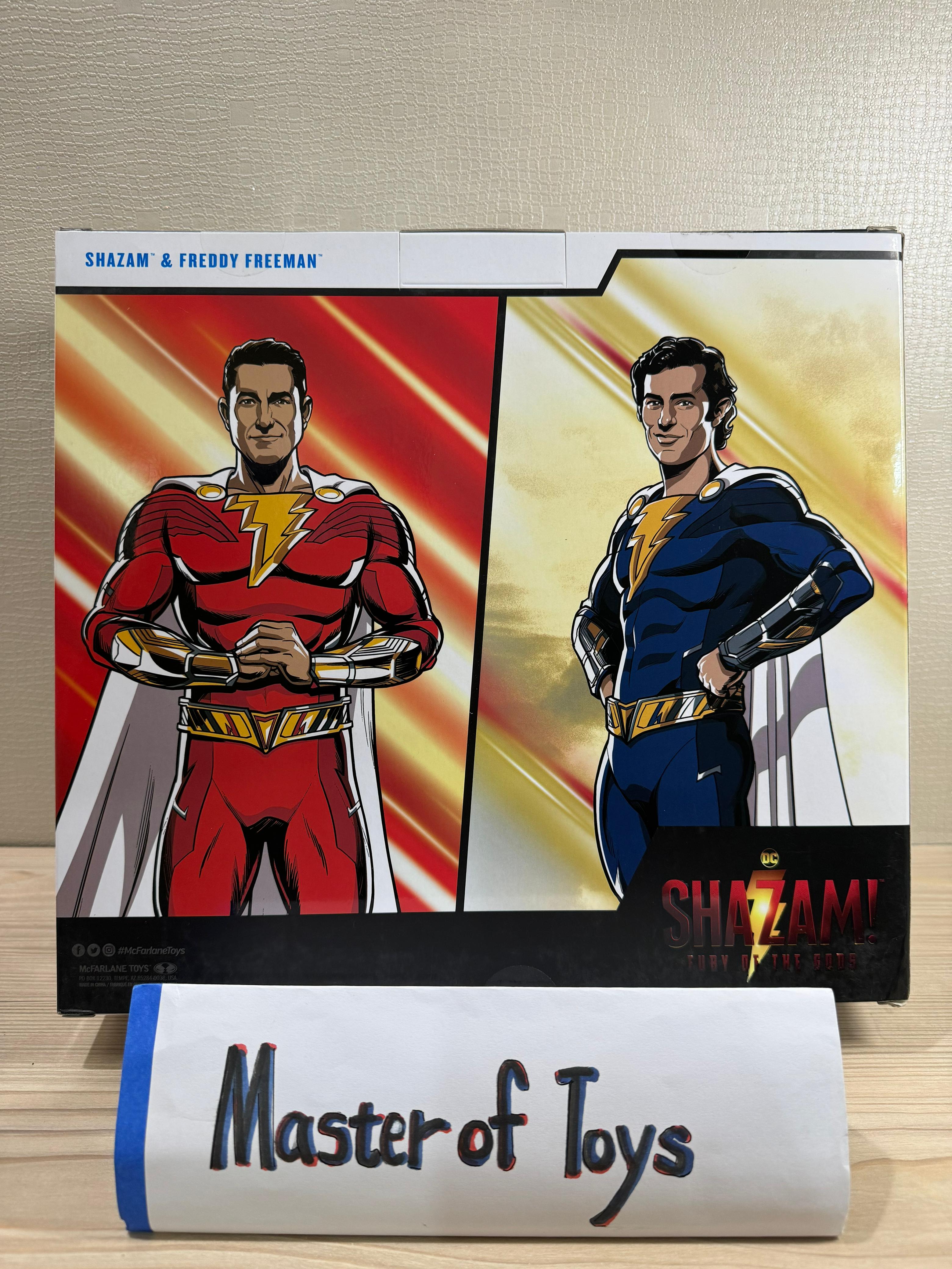 McFarlane DC Mulitiverse Shazam & Freddy Freeman Shazam Fury Of The Gods - Ready Stock