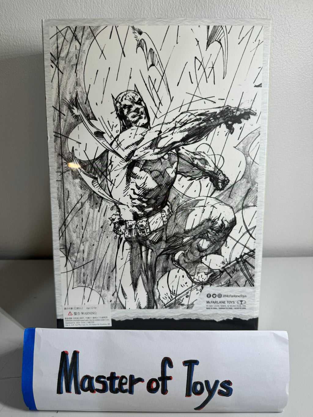 McFarlane DC Multiverse Batman Hush Sketch Edition Gold Label Collection Authenticated Limited Edition - Ready Stock