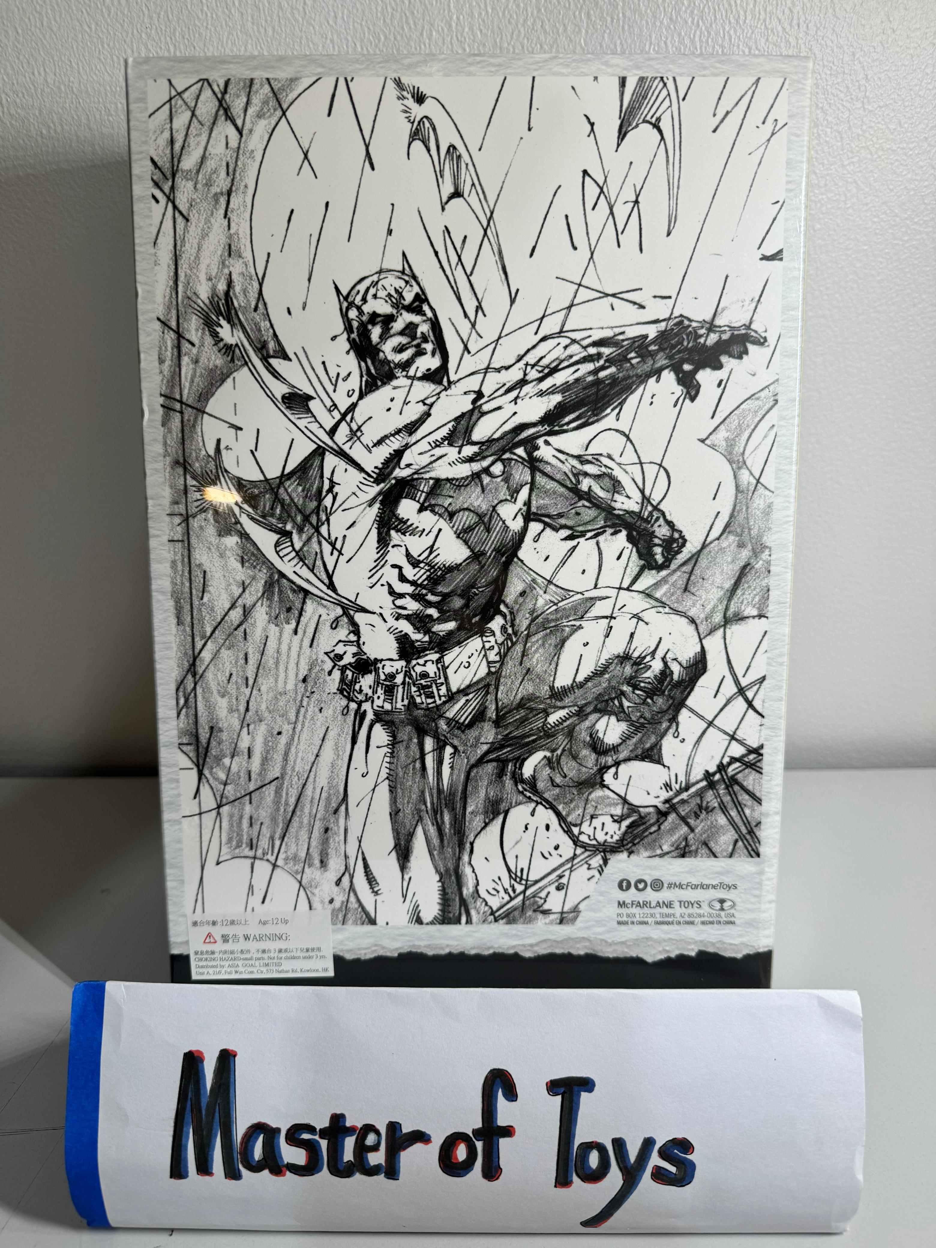 McFarlane DC Multiverse Batman Hush Sketch Edition Gold Label Collection Authenticated Limited Edition - Ready Stock