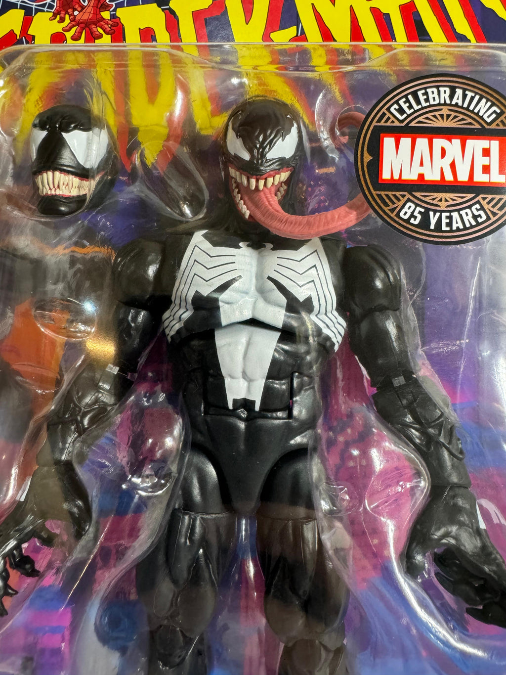 Hasbro Marvel Legends venom Marvel Comics Celebrating Marvel 85 Years Spider Man - Ready Stock
