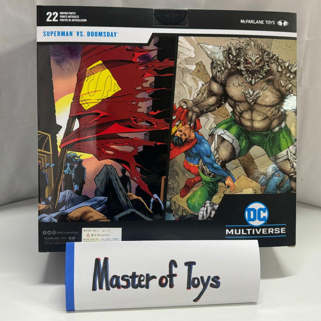 McFarlane Superman vs Doomsday DC Multiverse - Ready Stock