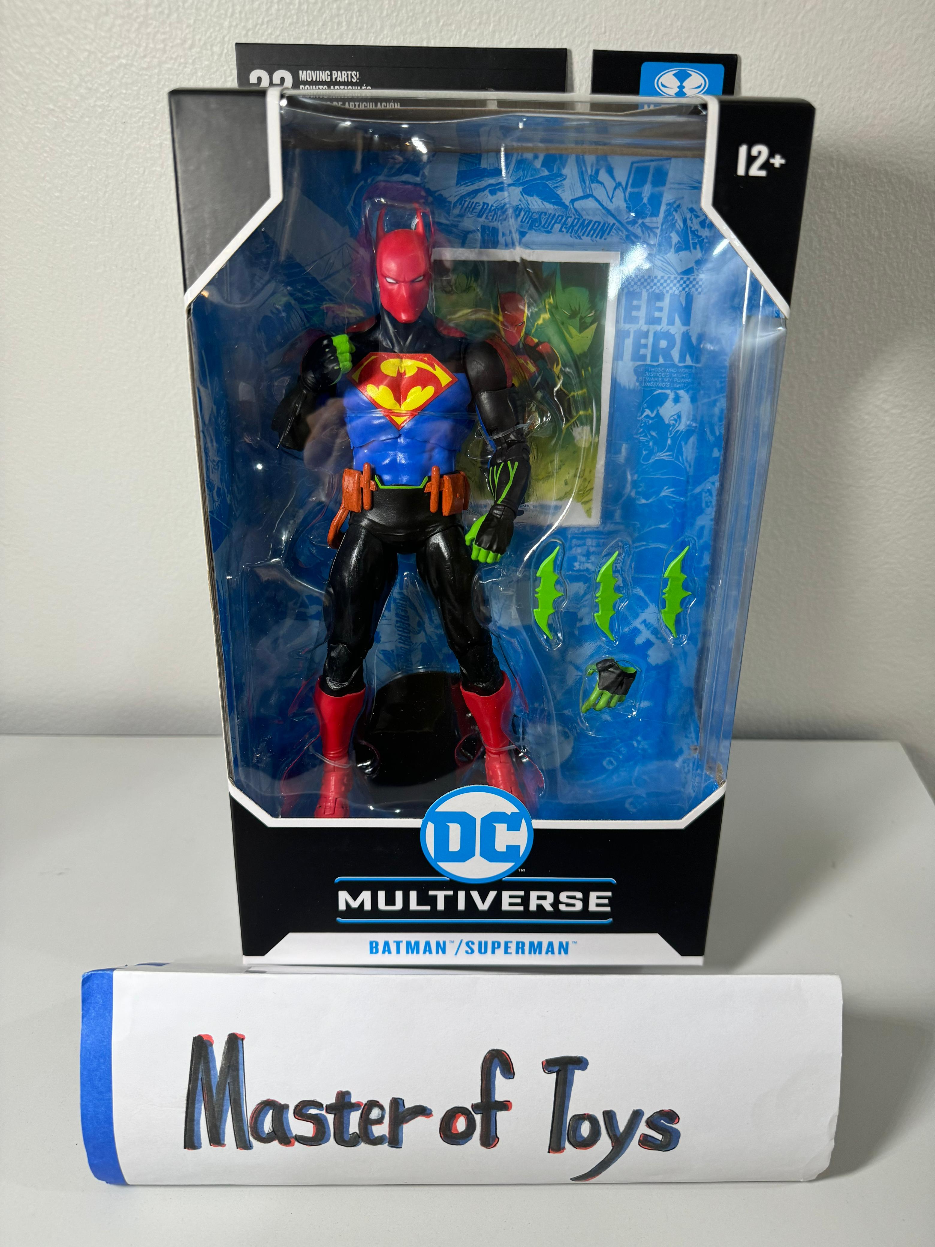 McFarlane DC Multiverse Batman / Superman Fusion (Batman / Superman: World's Finest) - Ready Stock