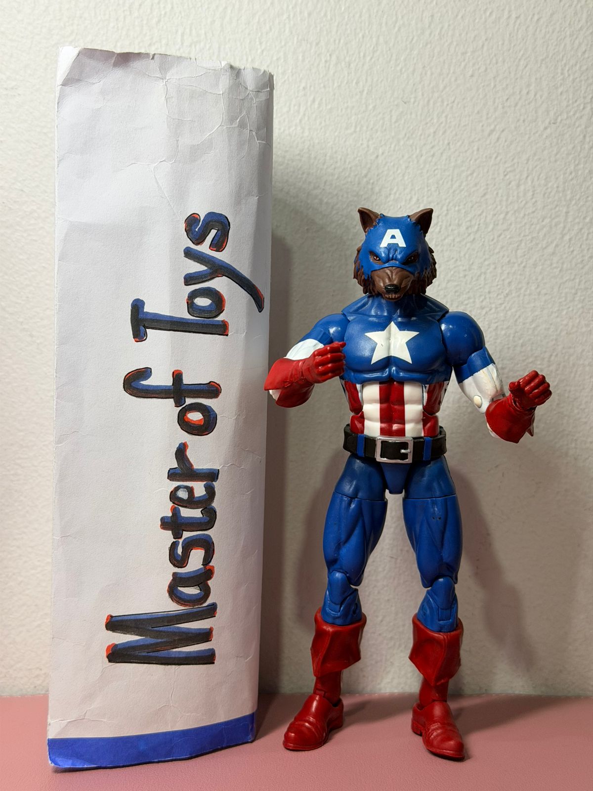 Hasbro Marvel Legends Captain America Cap Wolf Onslaught Only No Box - Ready Stock