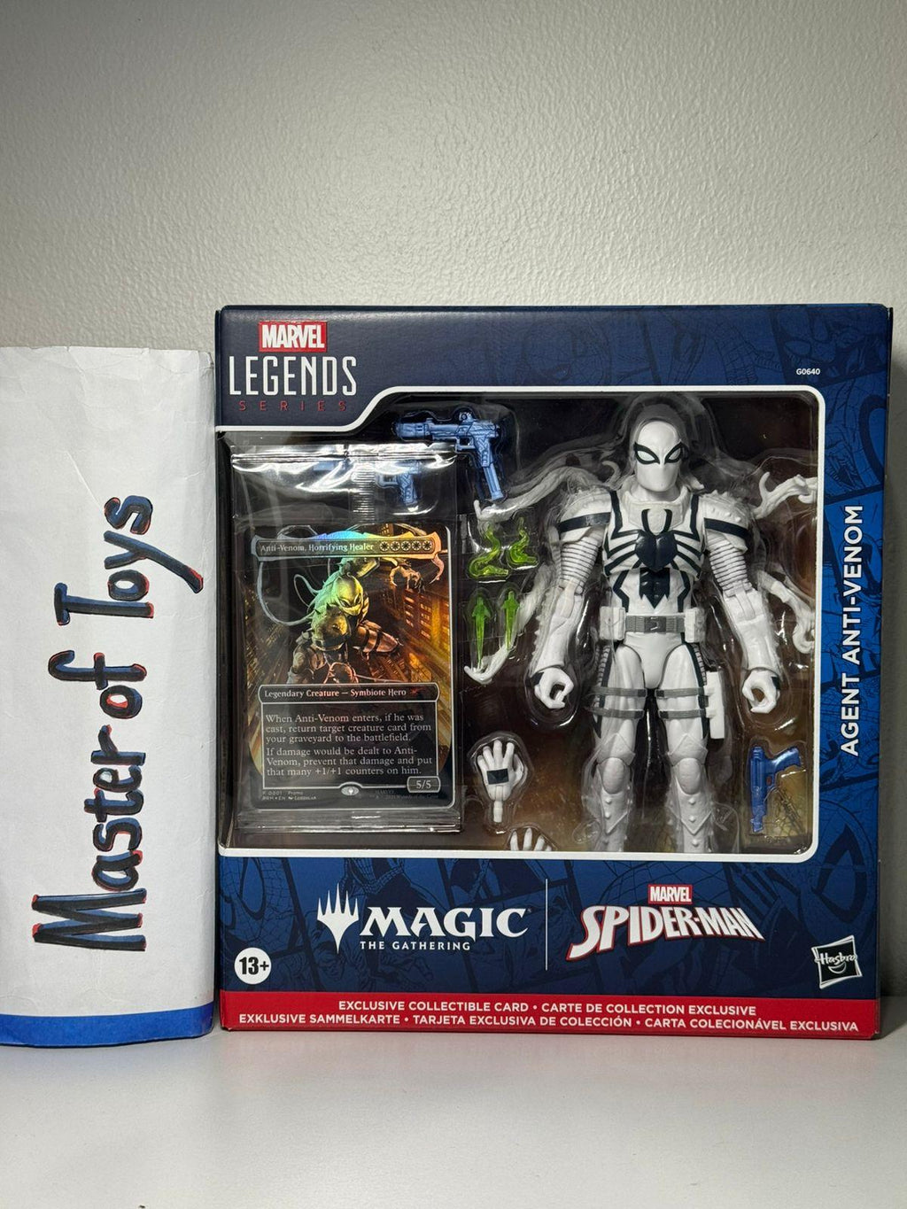 Hasbro Marvel Legends Spiderman Magic The Gathering Agent Anti Venom - Ready Stock