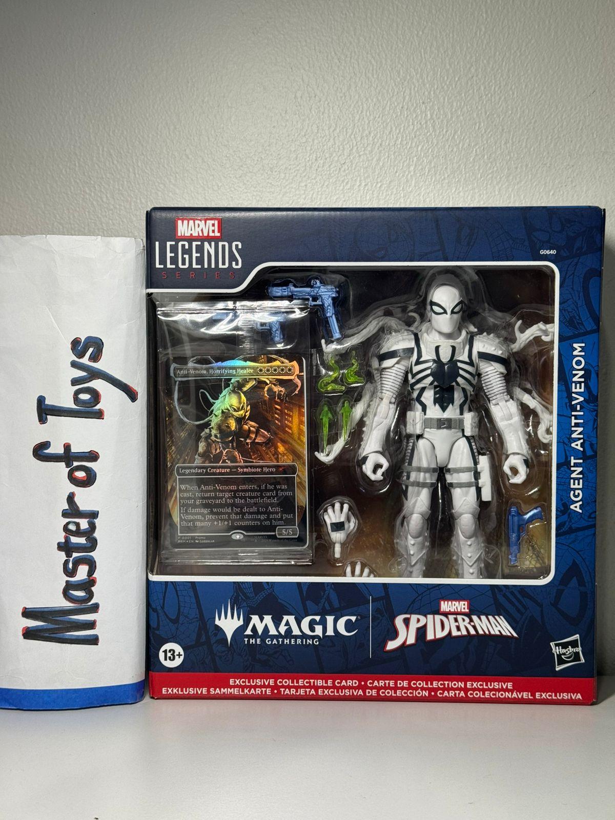 Hasbro Marvel Legends Spiderman Magic The Gathering Agent Anti Venom - Ready Stock