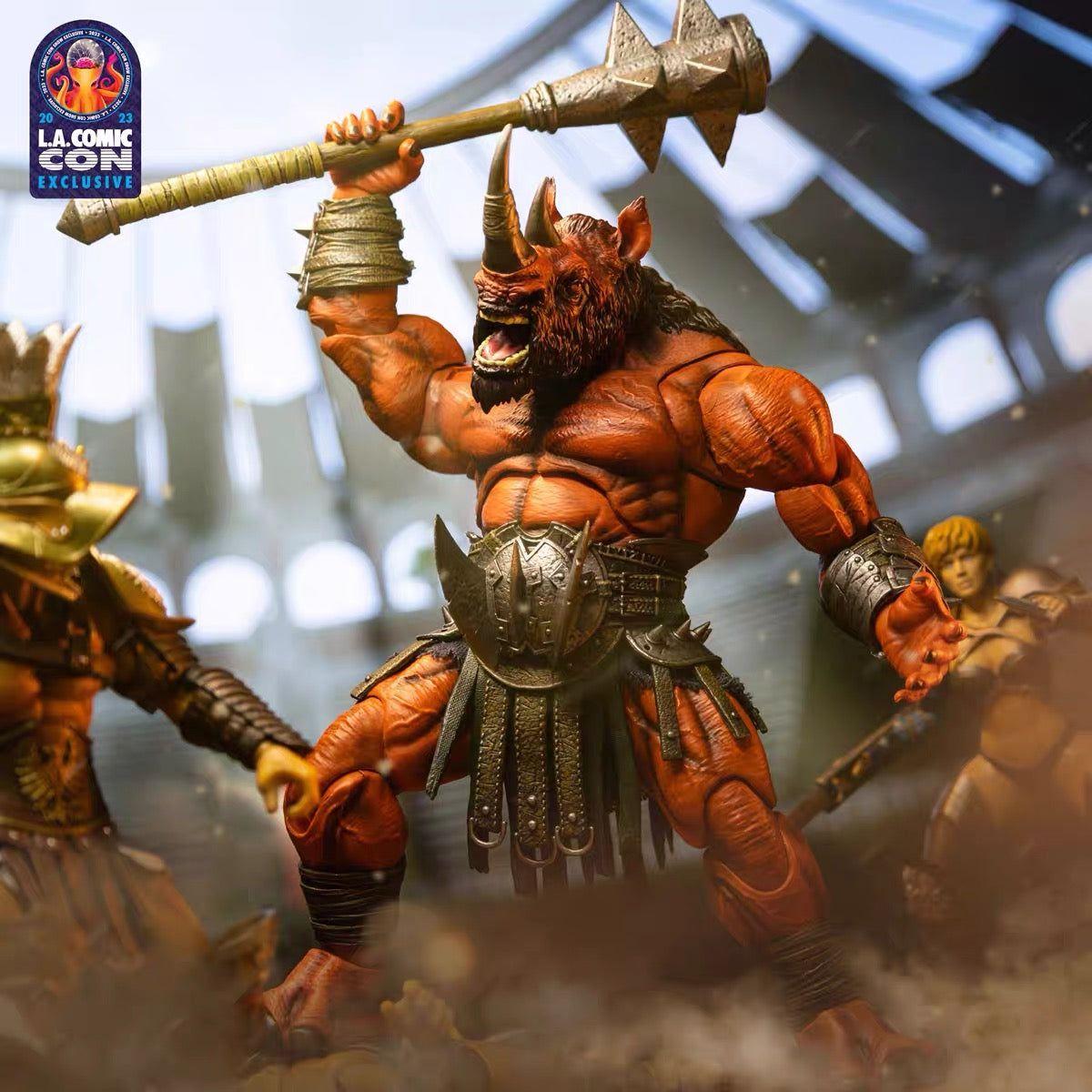 XesRay Studio Red Rhino L.A Comic CON Exclusive Combatants Fight For Glory Ketuta The Big Horn - Ready Stock