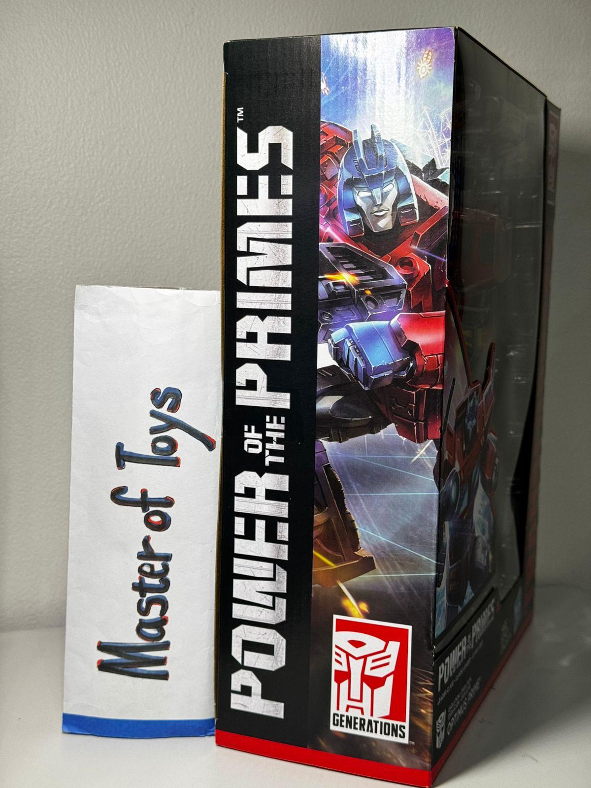 Hasbro Transformers Power of the Primes Leader Class Evolution Optimus Prime - Ready Stock