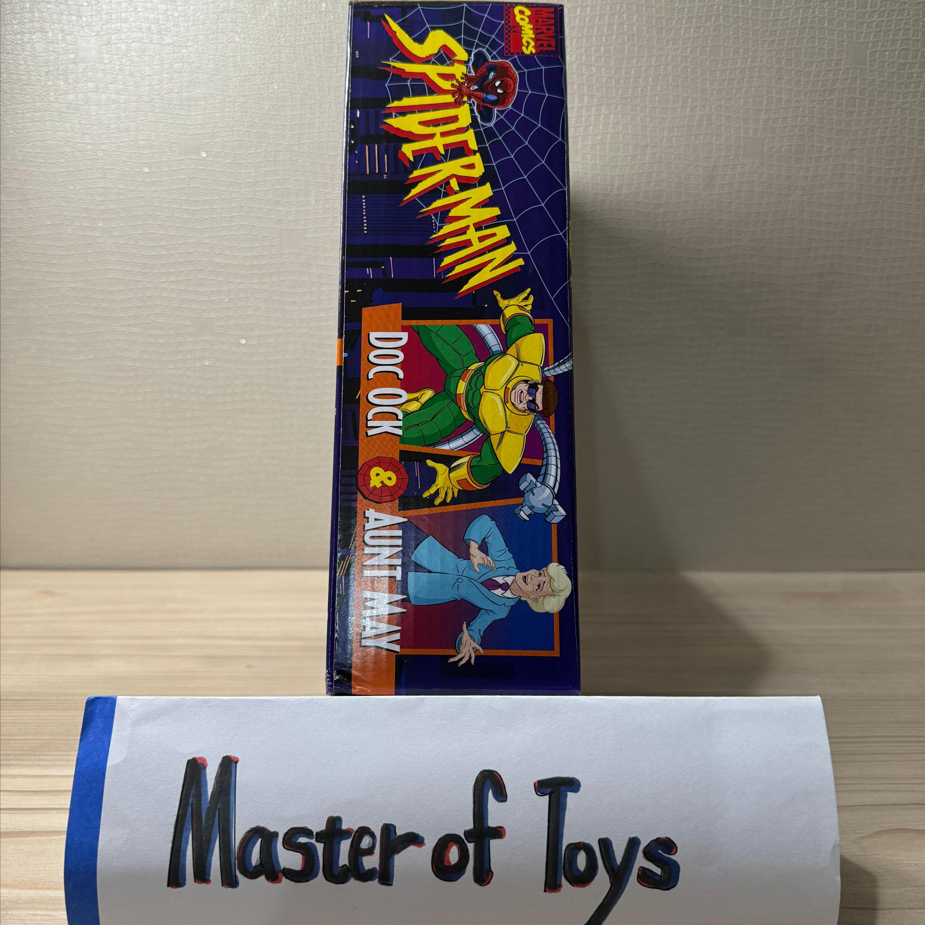 Hasbro Marvel Comics Spiderman Doc Ock & Aunty May VHS - Ready Stock