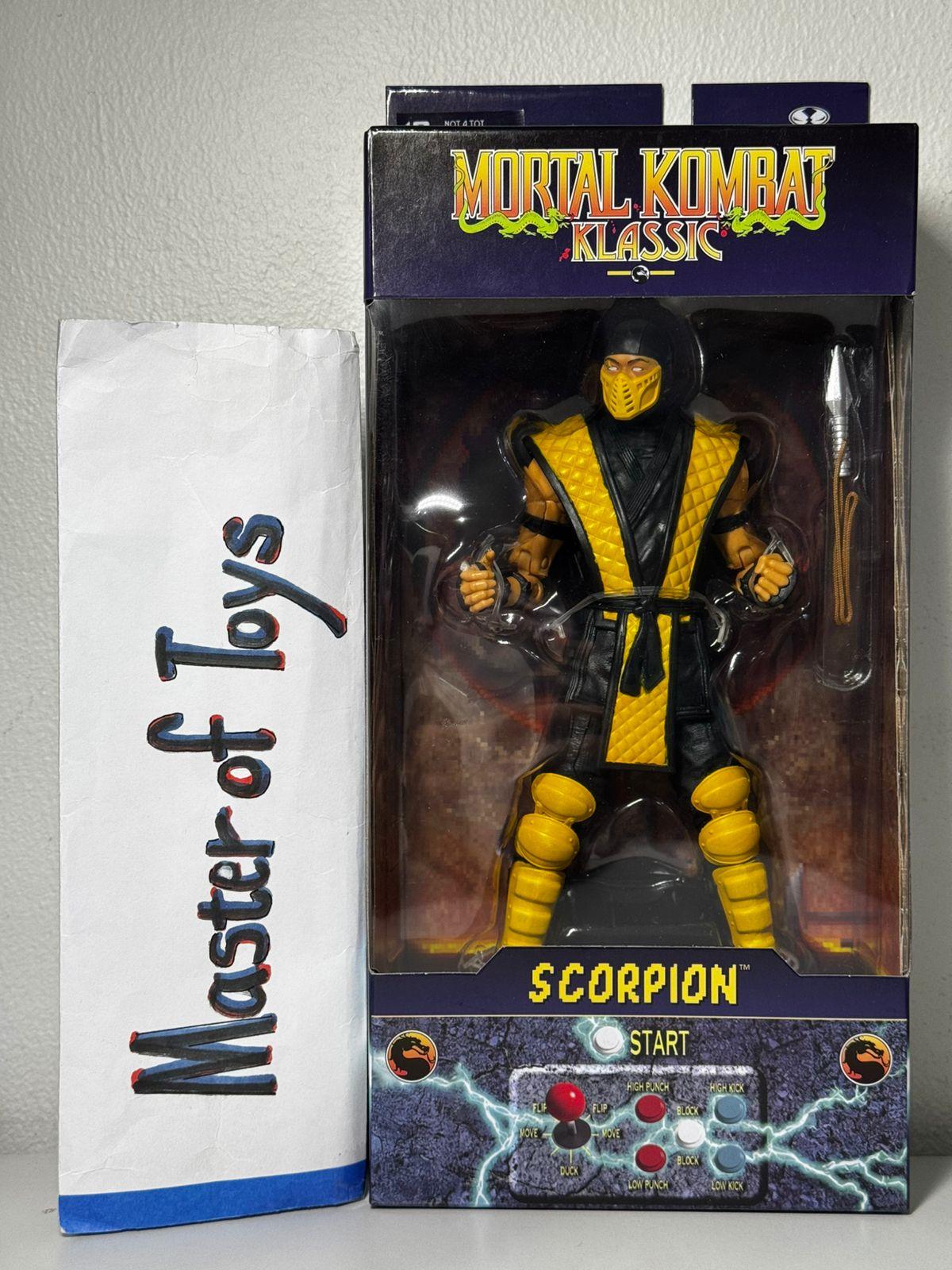 McFarlane Mortal Kombat Klassic Scorpion Game Verse - Ready Stock