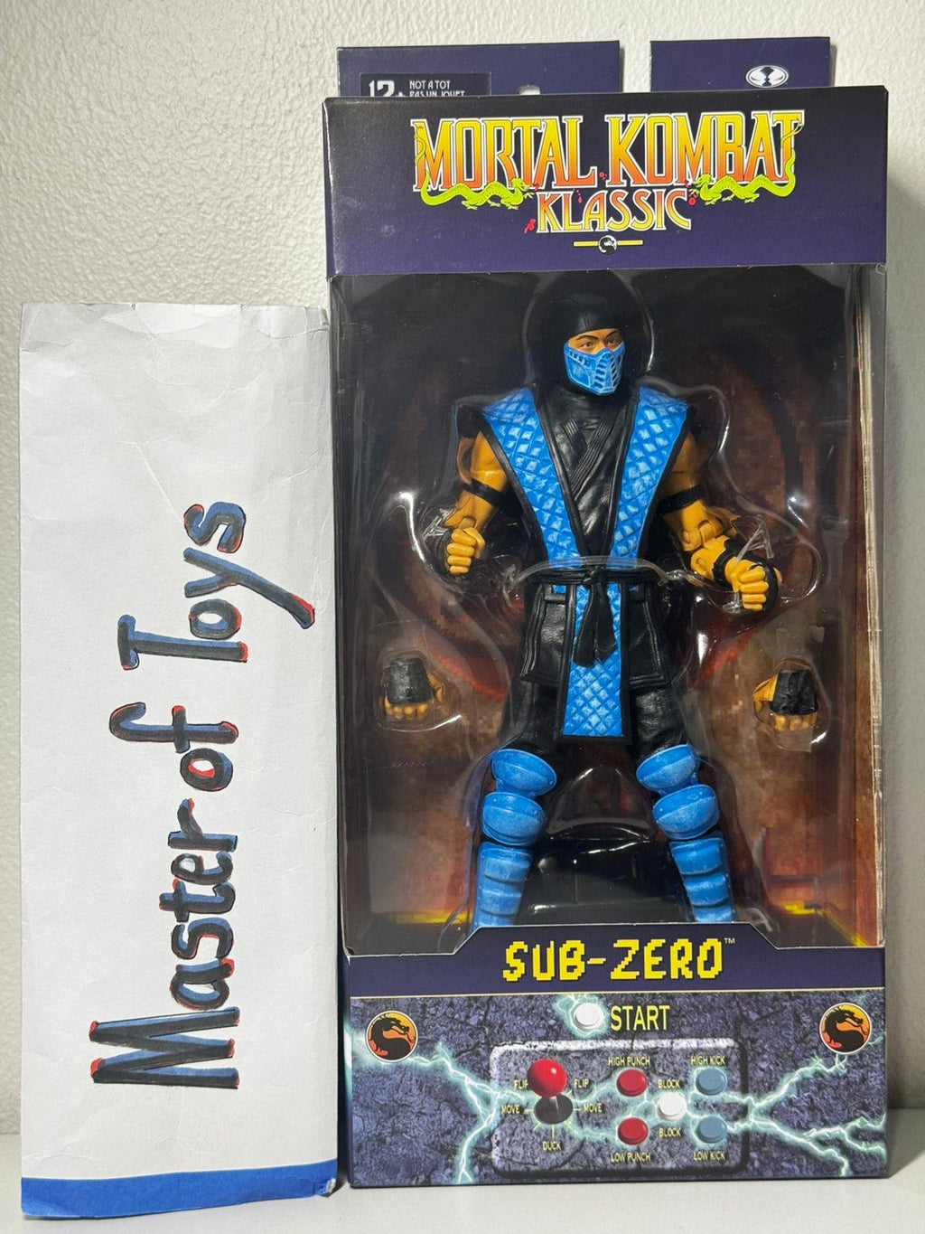 McFarlane Mortal Kombat Klassic Sub Zero Game Verse - Ready Stock