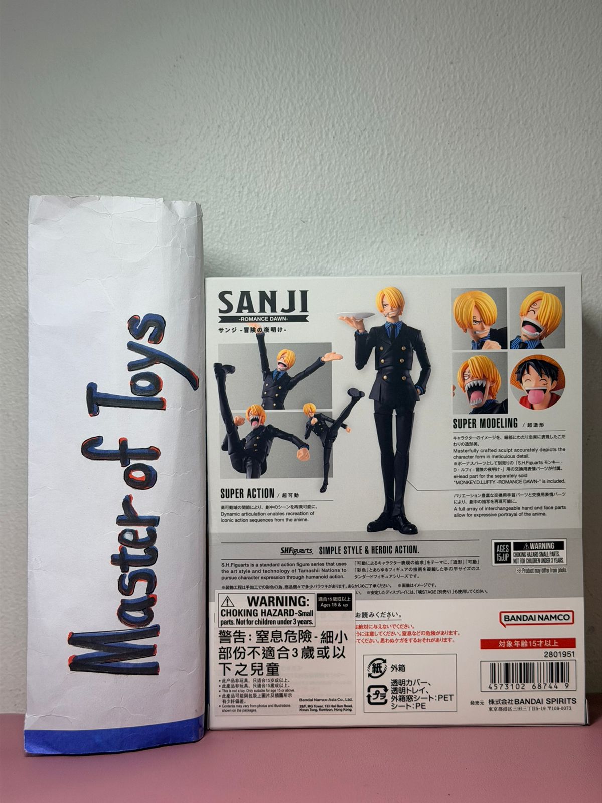 Bandai S.H.Figuarts Sanji Romance Dawn - Ready Stock