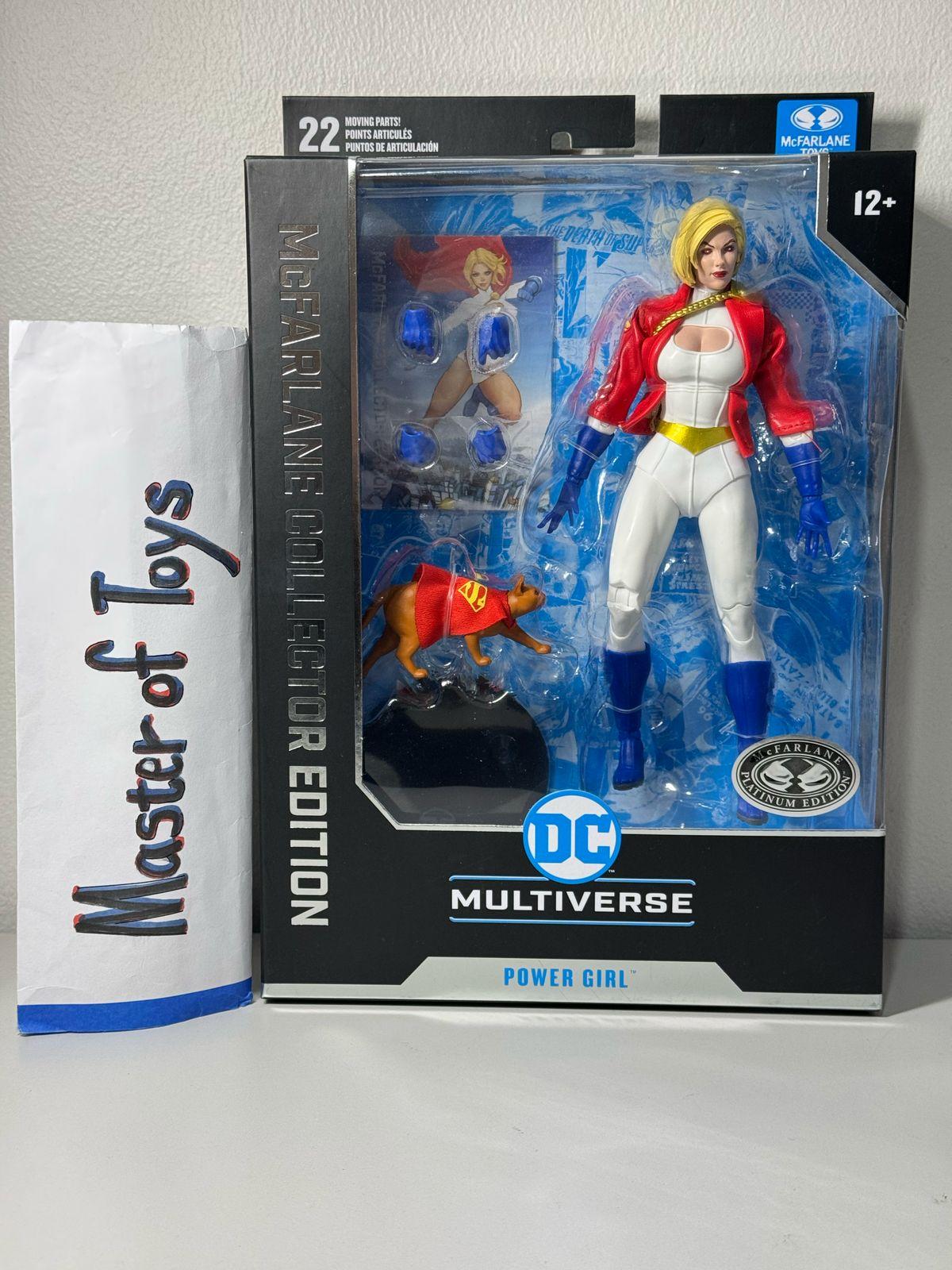 McFarlane Collector Edition DC Multiverse Power Girl (Power Girl: Reborn) #31 Platinum Edition - Ready Stock