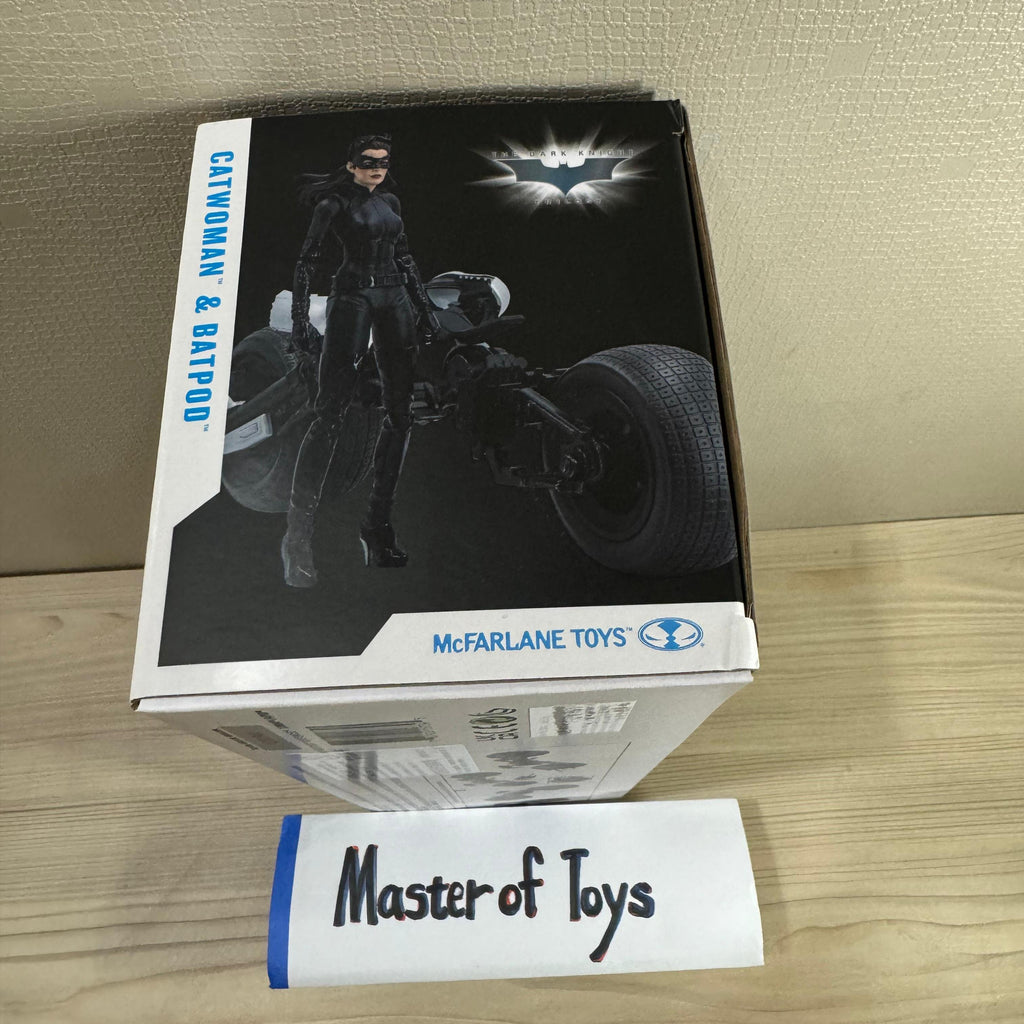 McFarlane DC Multiverse Cat Woman & Batpod The Dark Knight Rises Catwoman The Dark Knight Trilogy - Ready Stock