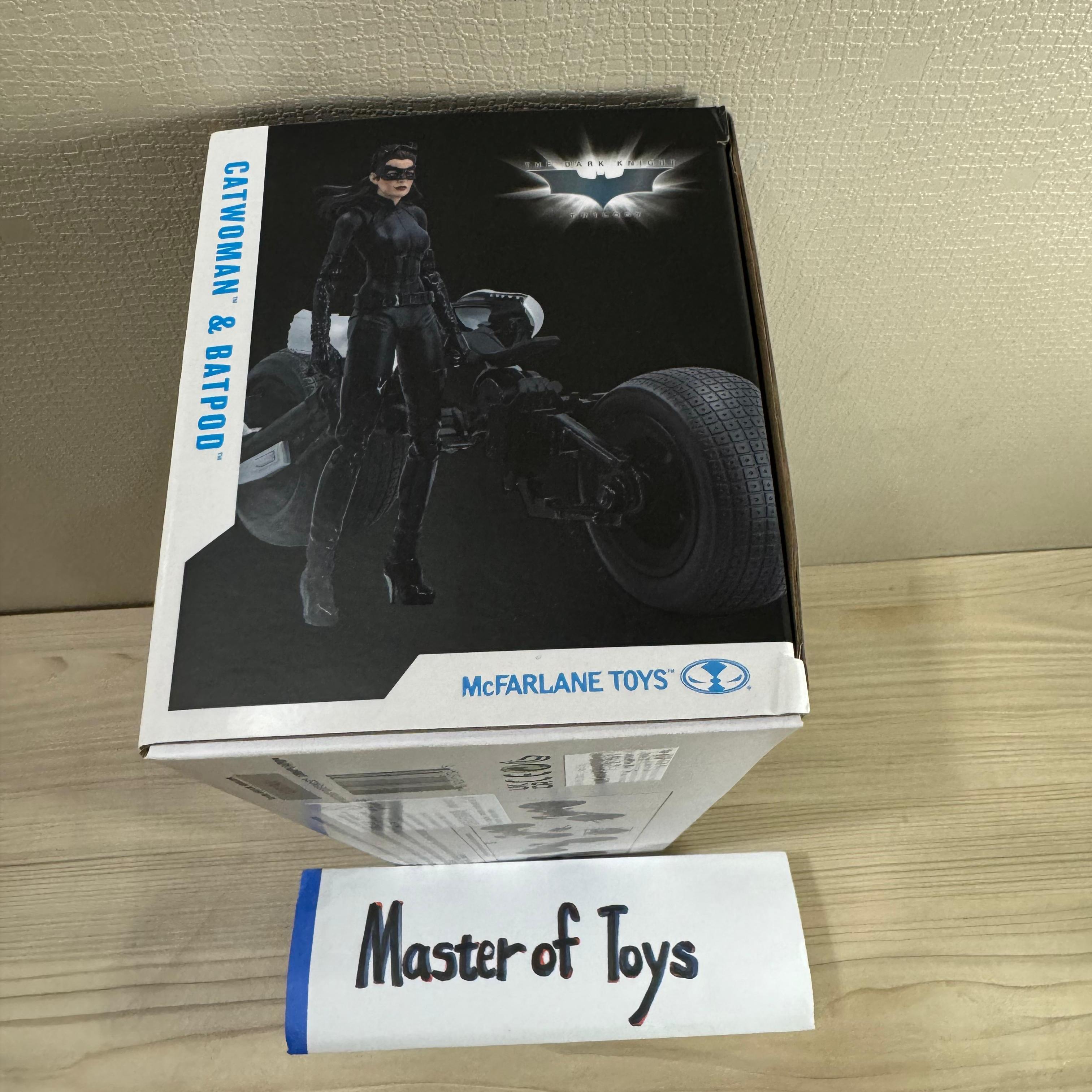 McFarlane DC Multiverse Cat Woman & Batpod The Dark Knight Rises Catwoman The Dark Knight Trilogy - Ready Stock