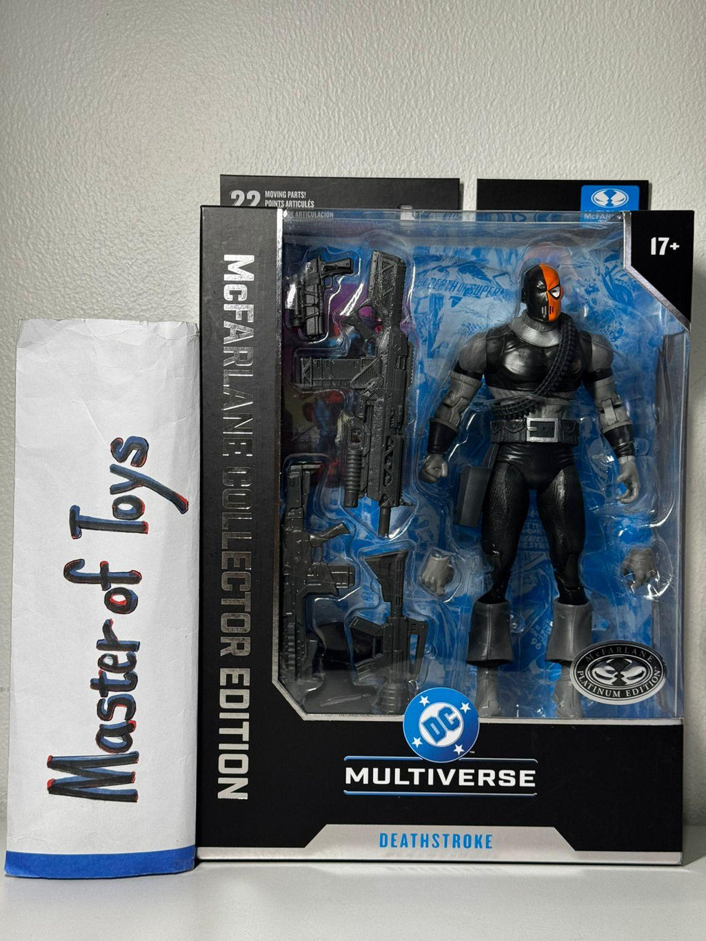 McFarlane Collector Edition DC Multiverse Deathstroke (Deathstroke the Terminator) Platinum Edition #46  - Ready Stock
