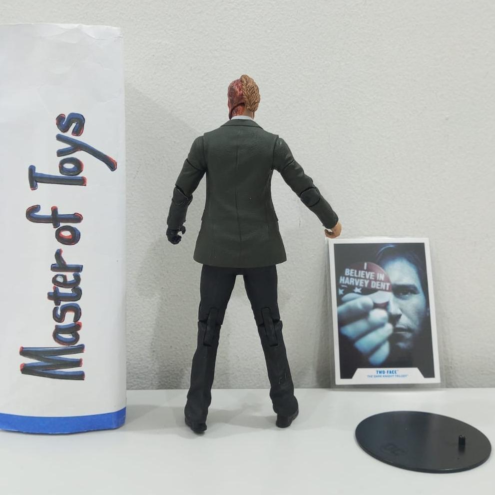 McFarlane DC Multiverse Two Face The Dark Knight Trilogy Only No Box - Ready Stock