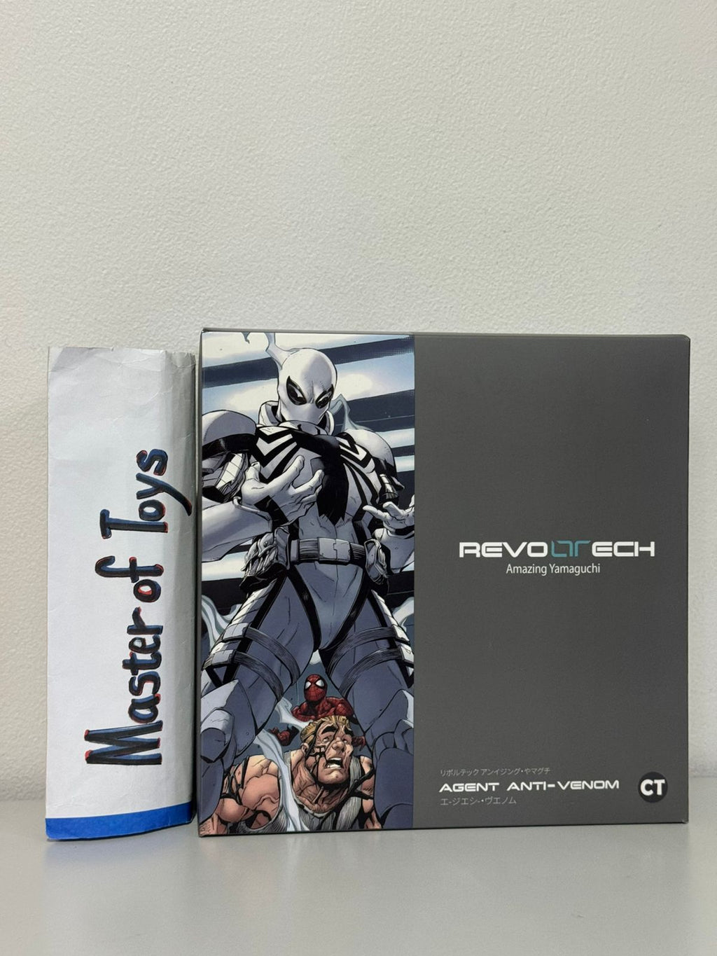 CT Toys Revoltech Agent Anti Venom Grey - Ready Stock