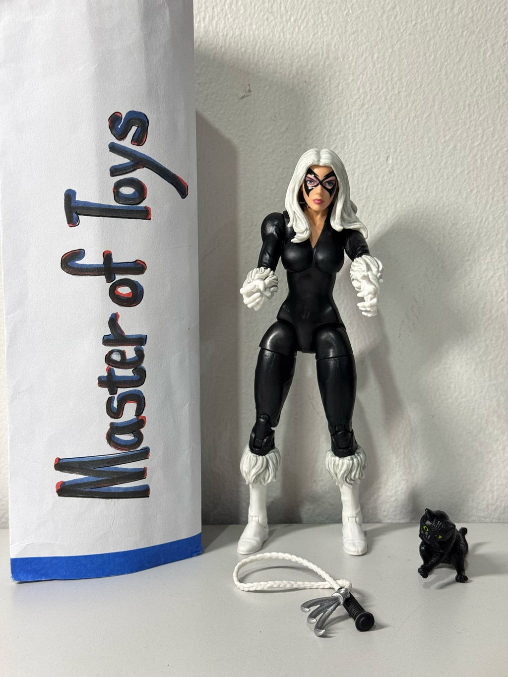 Hasbro Marvel Legends Retro Spider-man Marvel's Black Cat No Box - Ready Stock