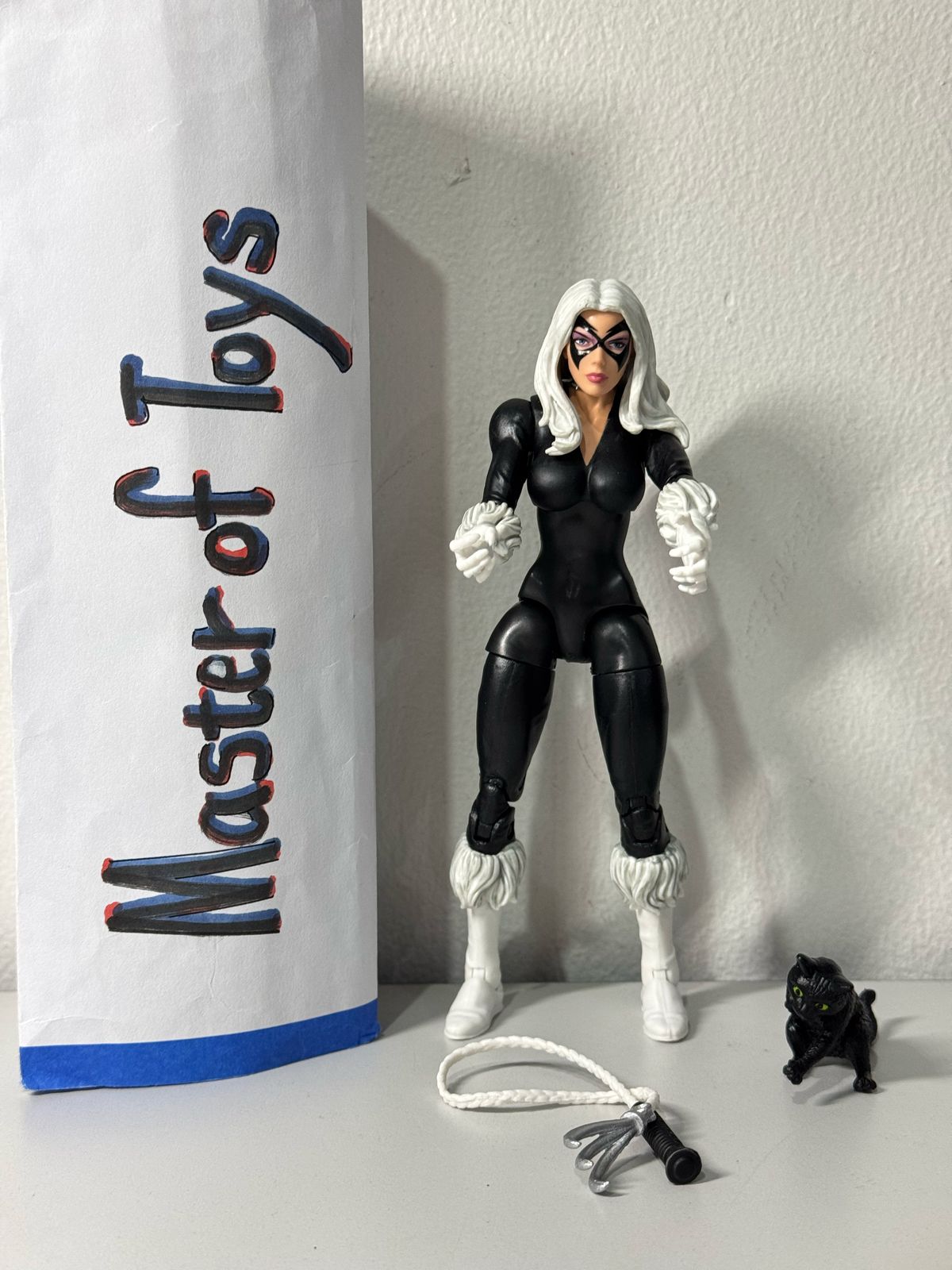 Hasbro Marvel Legends Retro Spider-man Marvel's Black Cat No Box - Ready Stock