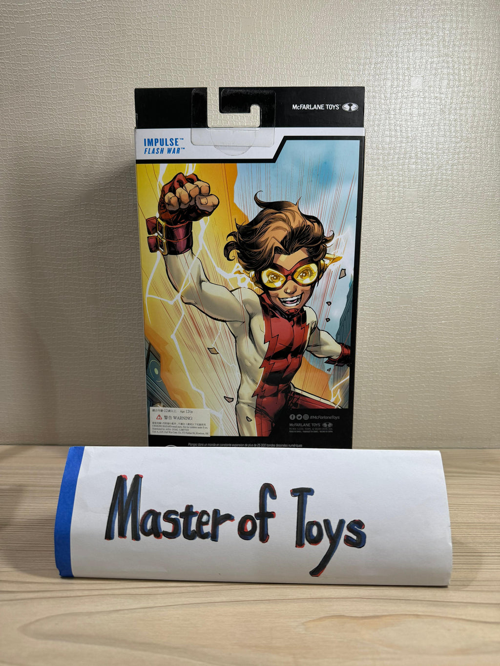 McFarlane DC Multiverse Impulse Flash War Gold Label Collection - Ready Stock