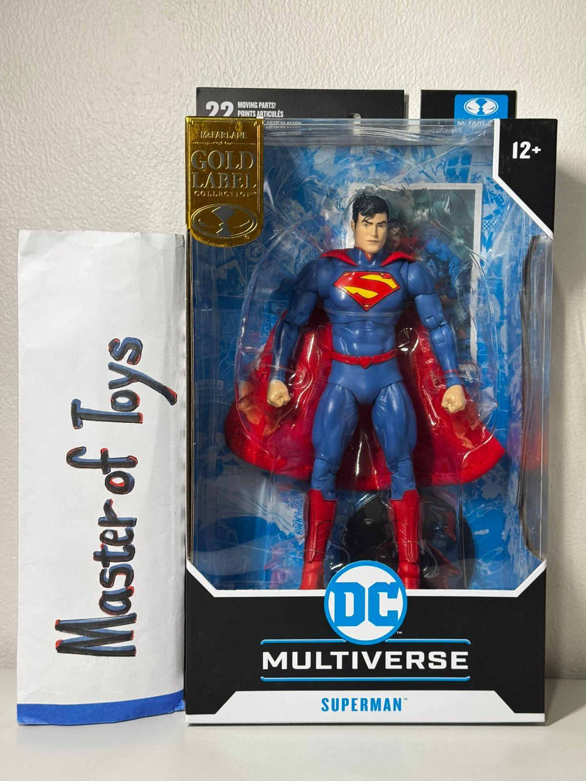McFarlane DC Multiverse Superman (New 52) Gold Label - Ready Stock