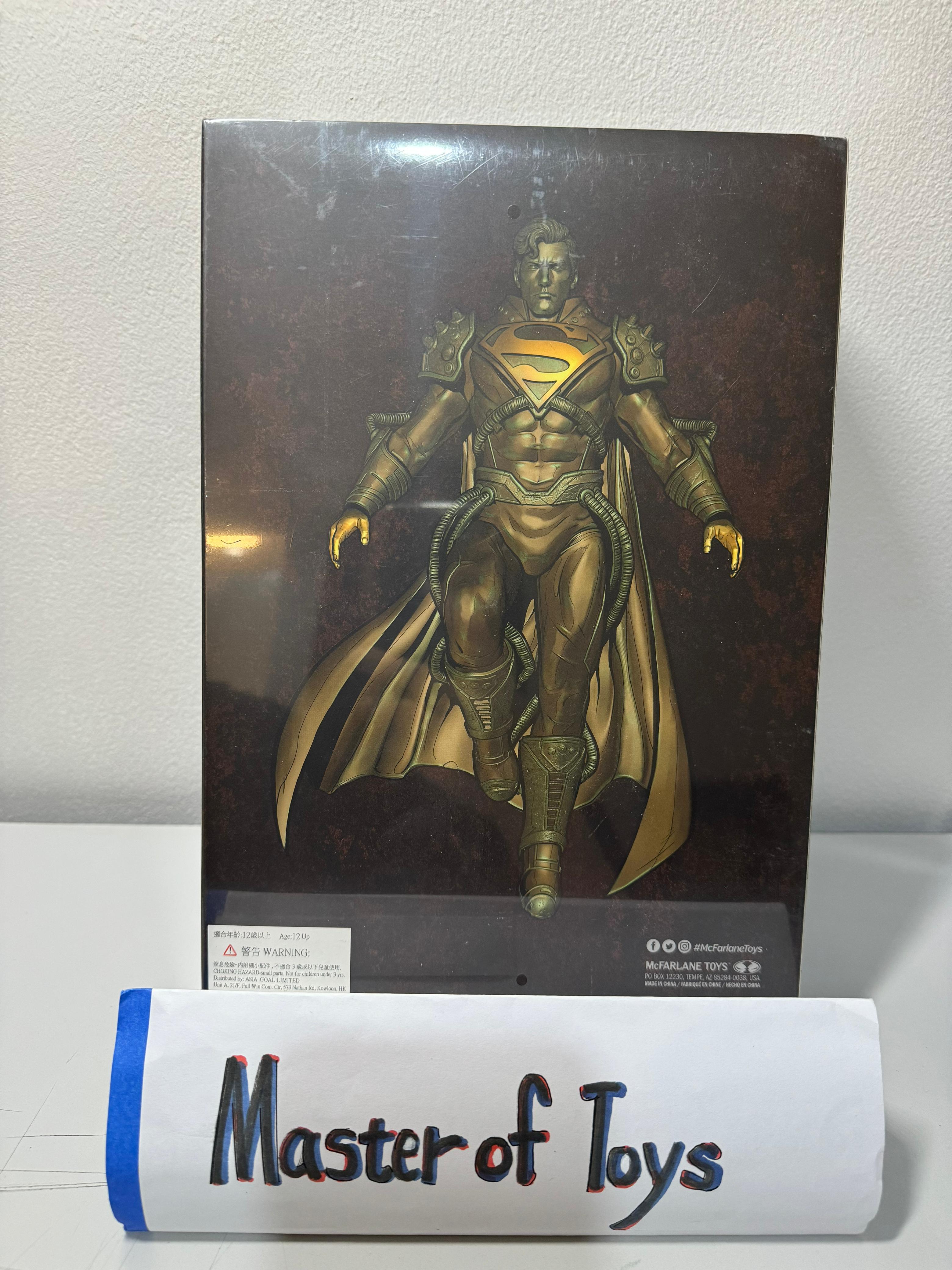 McFarlane DC Superboy-Prime | Infinite Crisis Patina Edition Gold Label Collection - Ready Stock