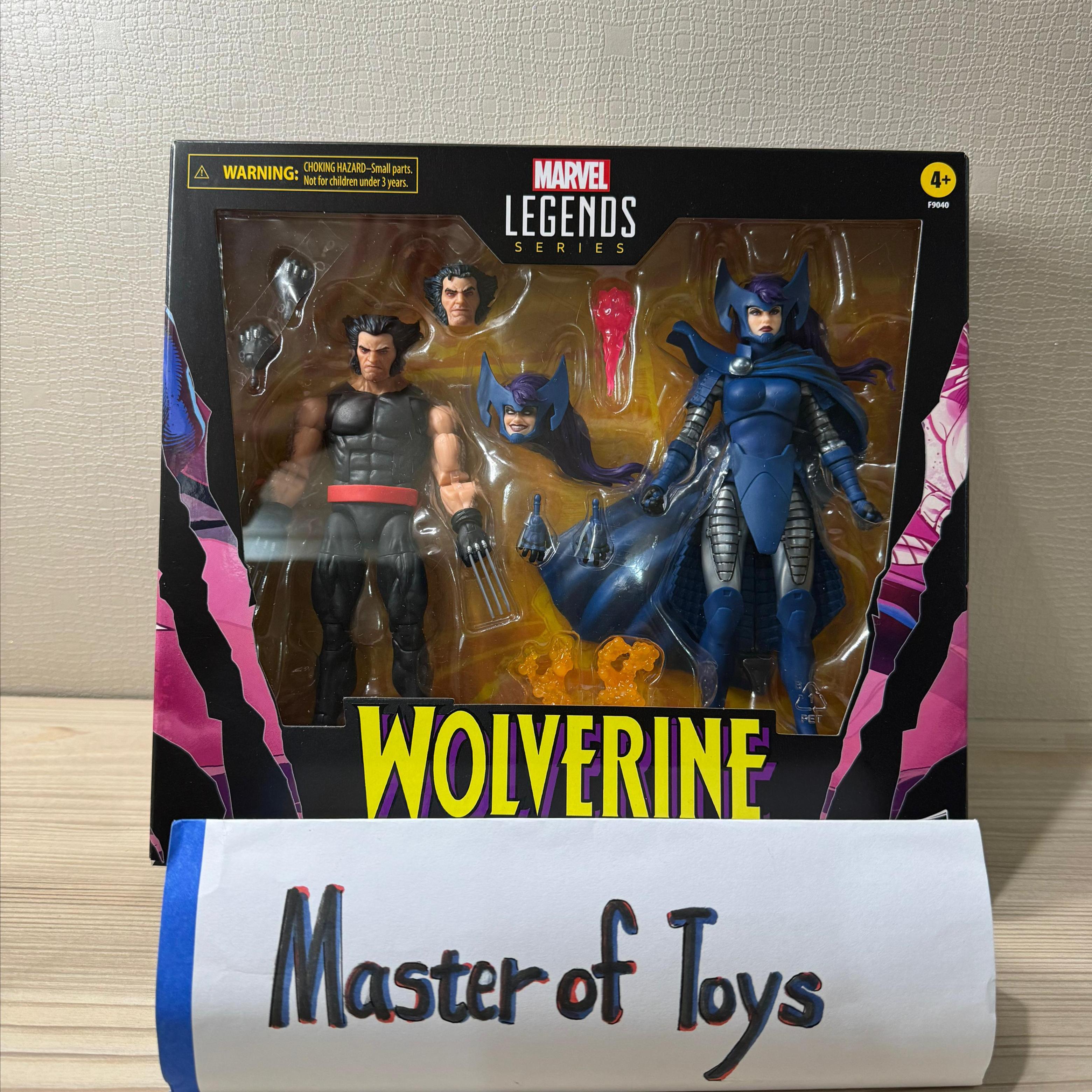 Hasbro Marvel Legends Series Wolverine 50 Years Wolverine Ninja & Psylocke Lady Mandarin - Ready Stock
