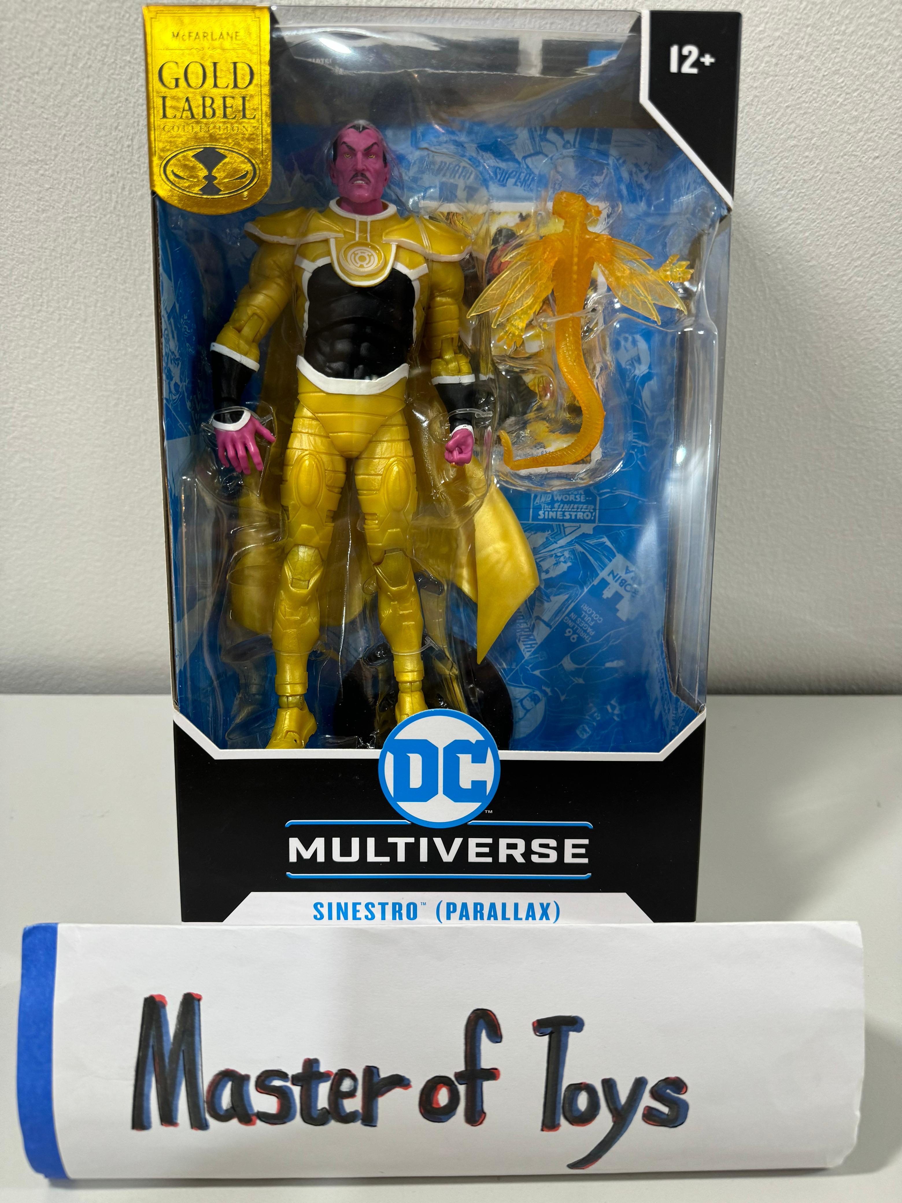 McFarlane DC Multiverse Sinestro (Parallax) Green Lantern Gold Label Collection - Ready Stock