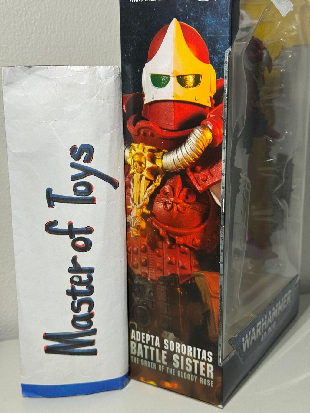 McFarlane Warhammer 40k Adepta Sororitas Battle Sister the Order of the Bloody Rose BIB - Ready Stock