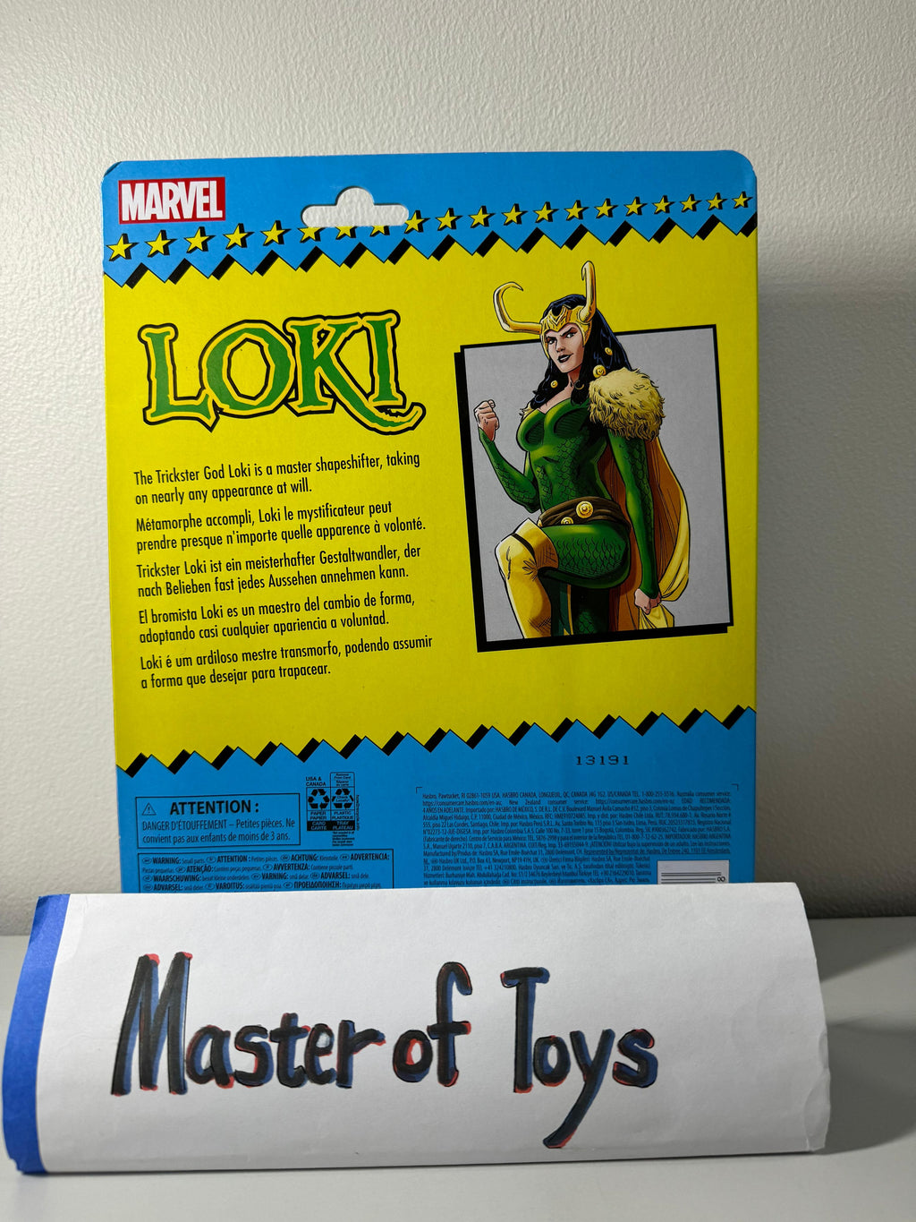 Hasbro Marvel Legends Retro Lady Loki Vintage Card Series - Ready Stock