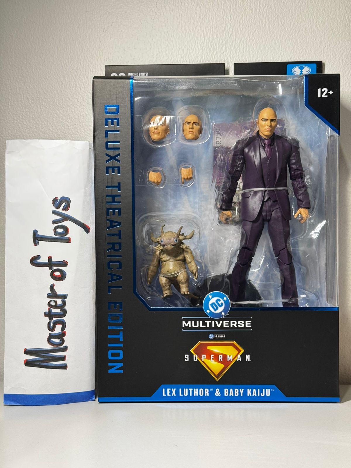 McFarlane Deluxe Theatrical Edition DC Multiverse Lex Luthor & Baby Kaiju (Superman) - Ready Stock
