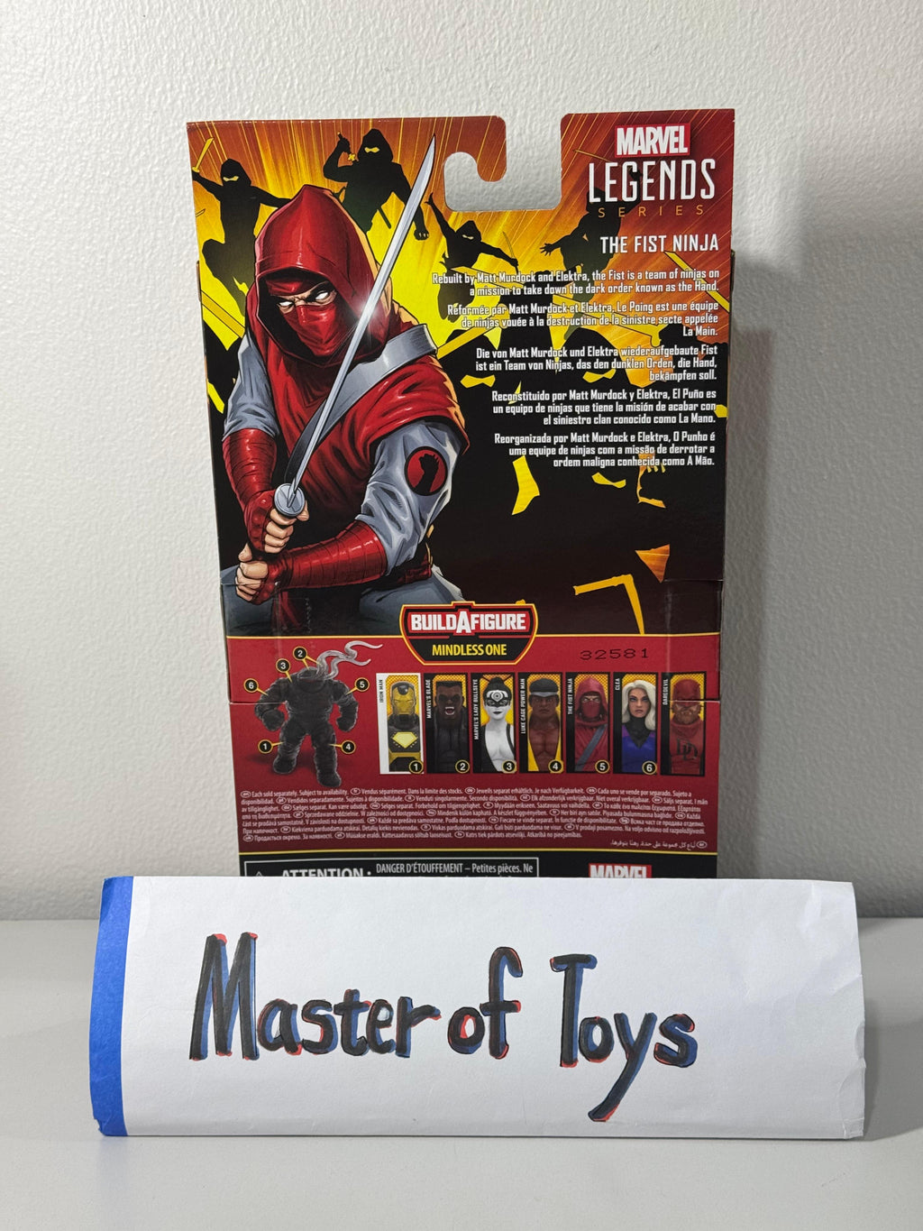 Hasbro Marvel Legends Marvel Knights The Fist Ninja with BAF Mindless One - Ready Stock
