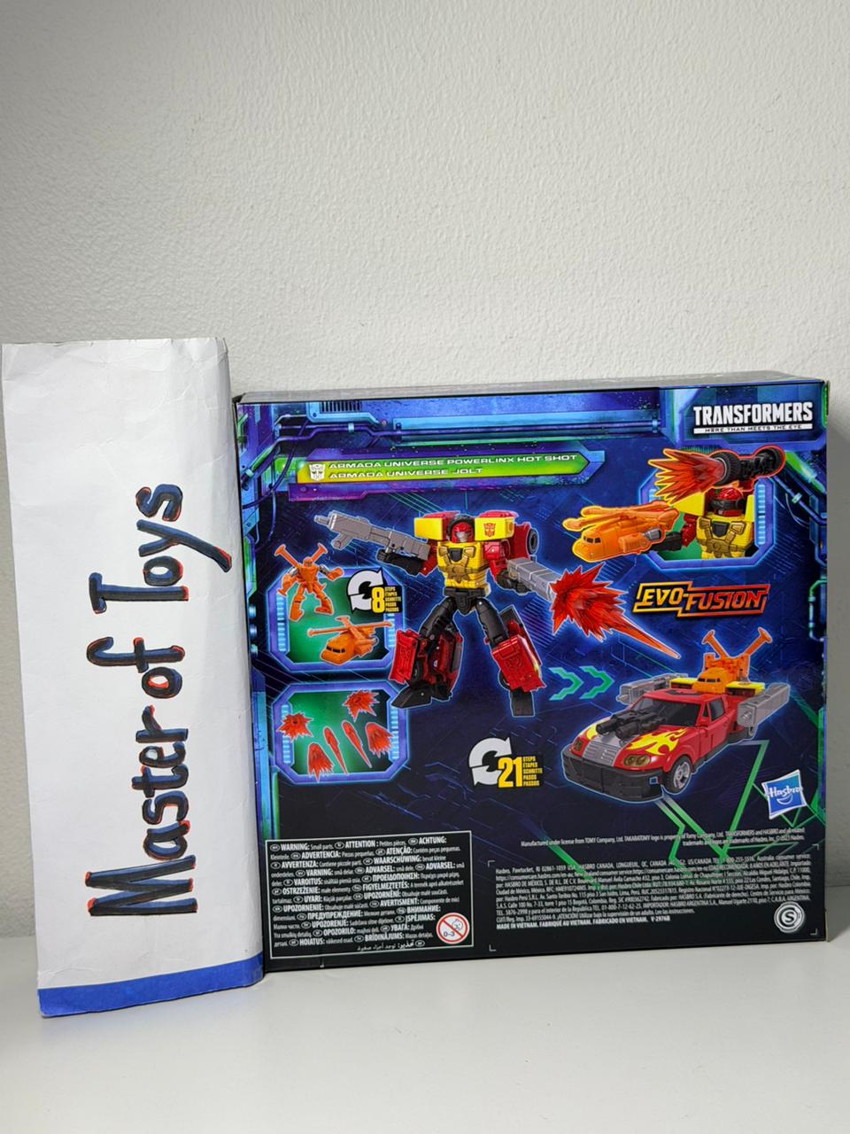 Hasbro Transformers Legacy Evolution Armada Universe Powerlinx Hot Shot Armada Universe Jolt - Ready Stock