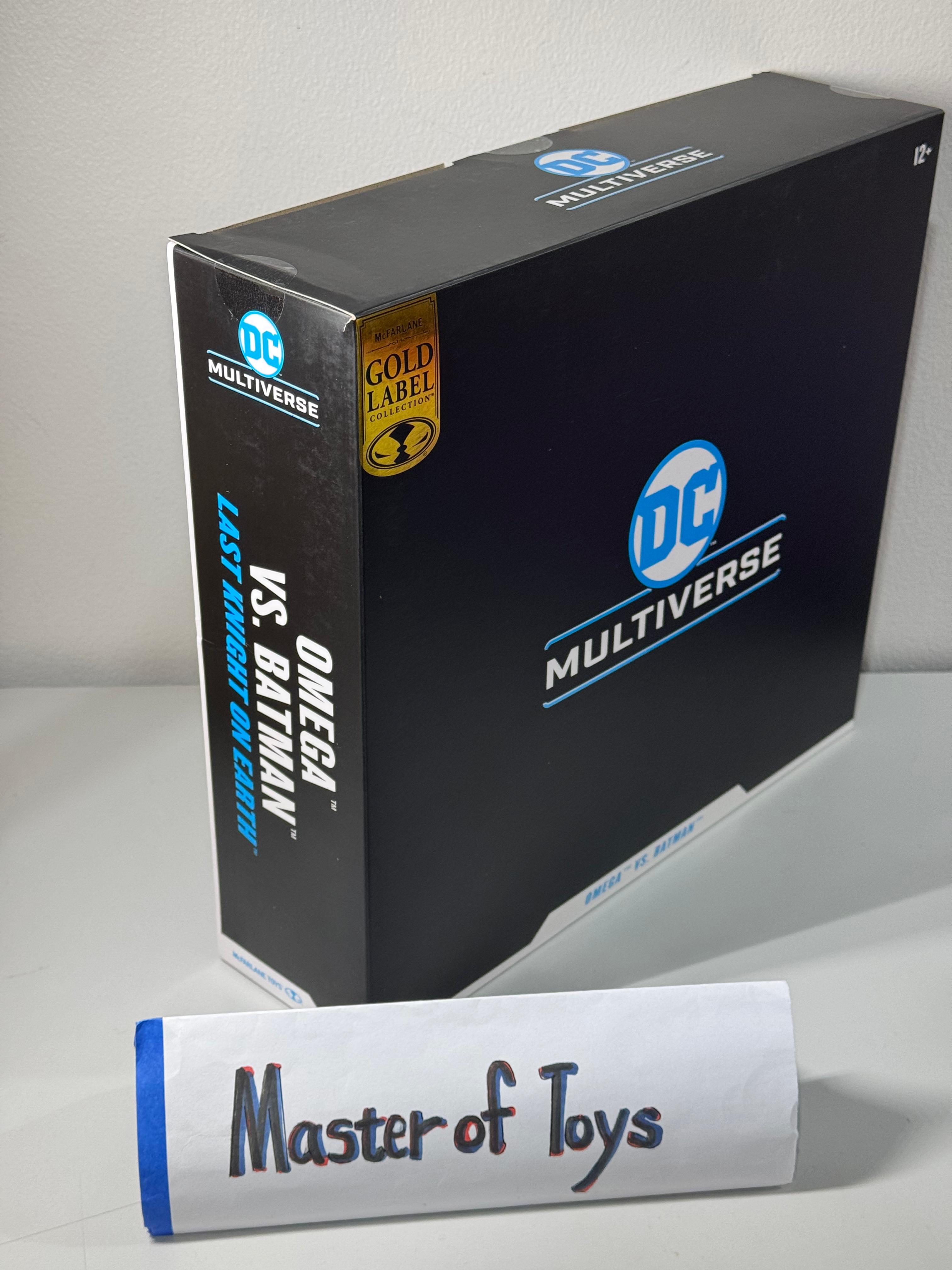 McFarlane DC Multiverse Omega vs Batman (Last Knight on Earth) Gold Label Collection - Ready Stock