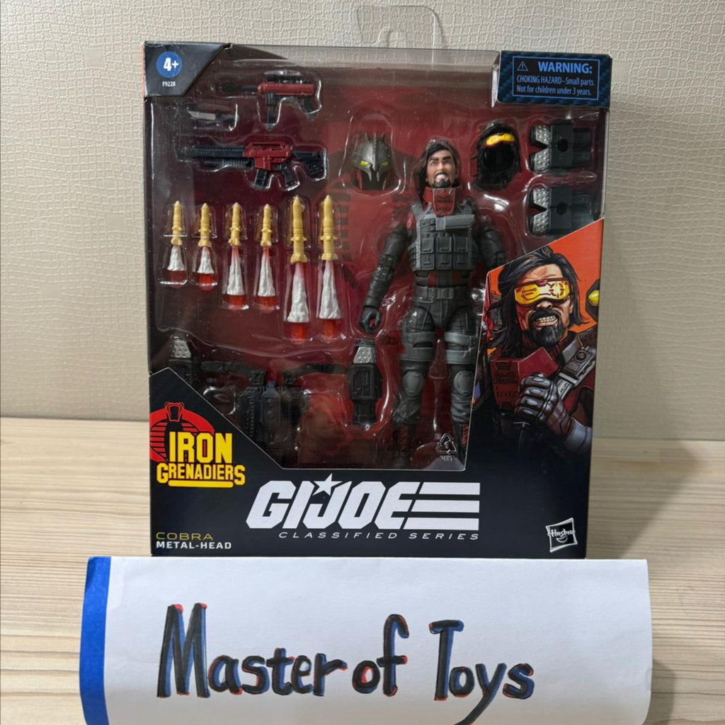 Hasbro Gi joe Classified Series 118 Iron Grenadiers Cobra Metal-Head - Ready Stock