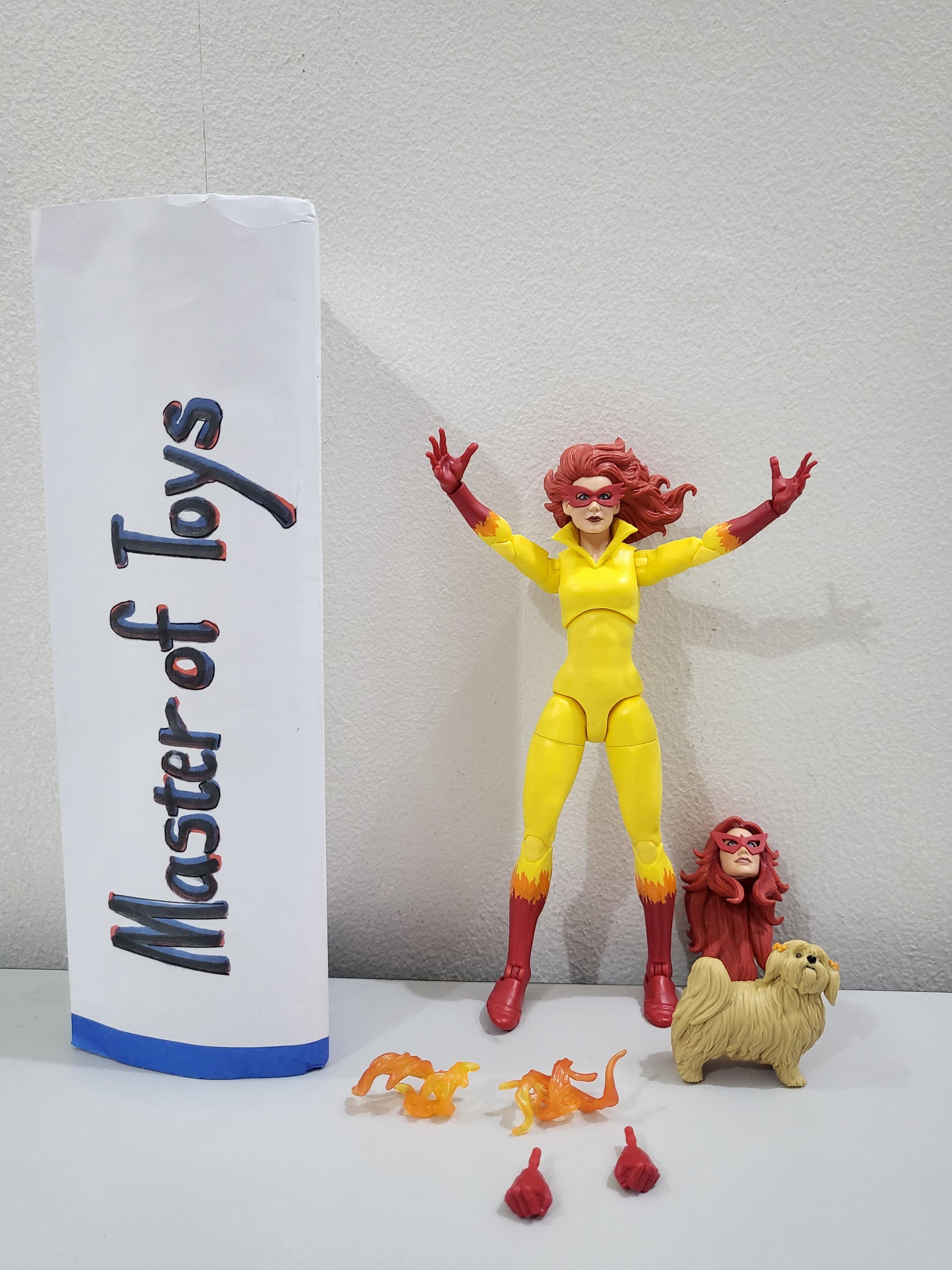 Hasbro Marvel Legends Spiderman and His Amazing Friends ( Marvel's Firestar & Ms Lion ) Only No Box - Ready Stock