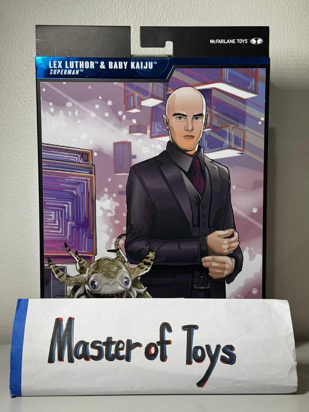 McFarlane Deluxe Theatrical Edition DC Multiverse Lex Luthor & Baby Kaiju (Superman) - Ready Stock