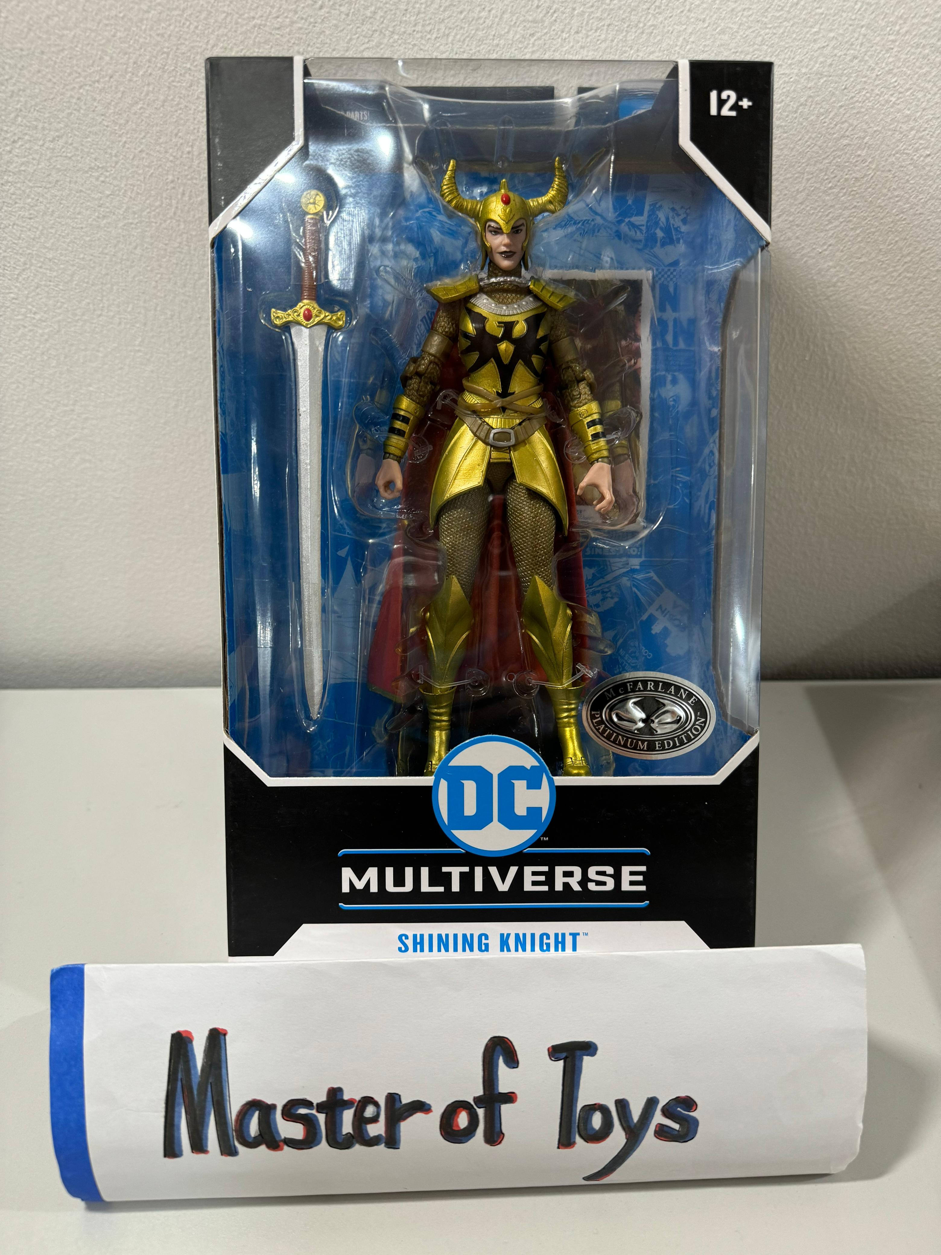 McFarlane DC Multiverse Shining Knight (Seven Soldiers of Victory) Platinum Edition - Ready Stock
