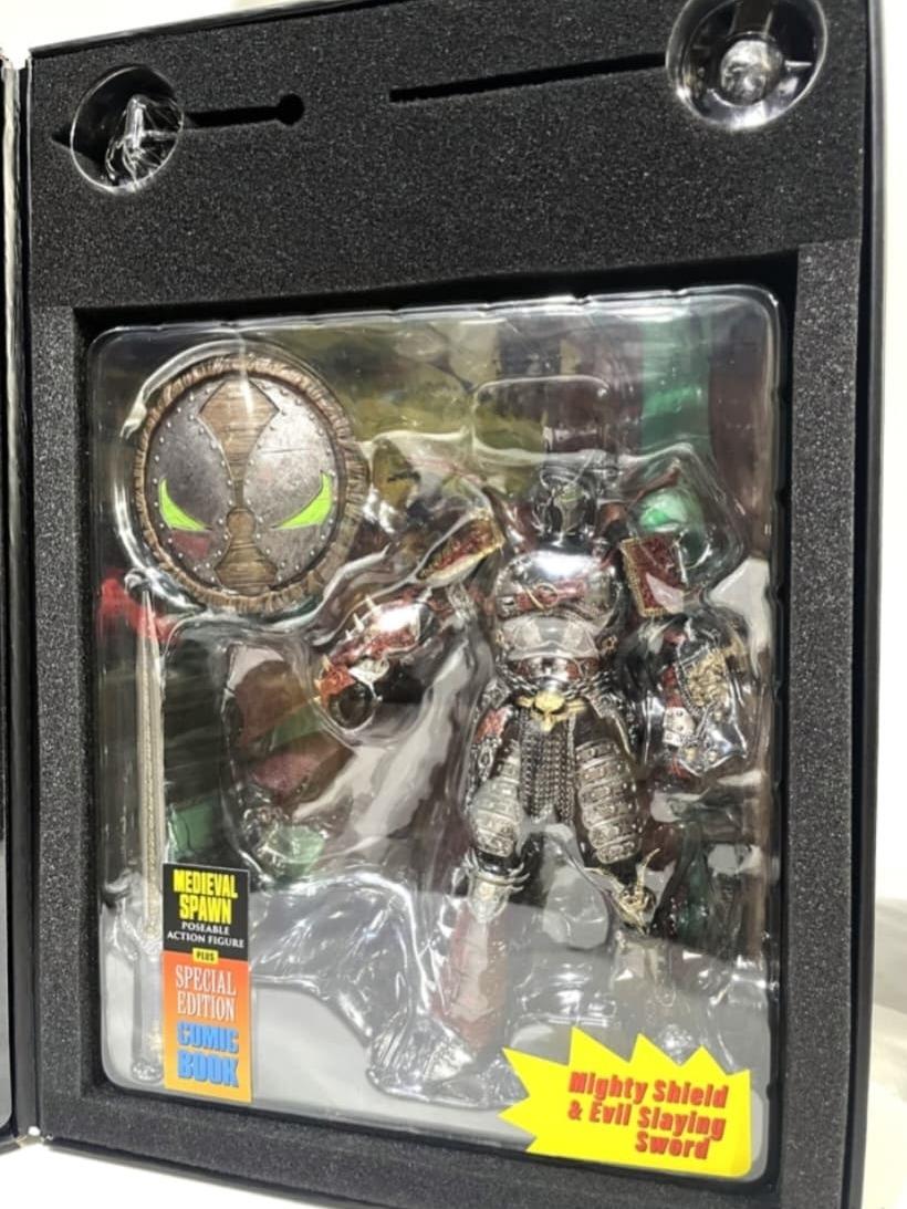 Medieval Spawn Black Edition Collectible Action Figure- Ready Stock