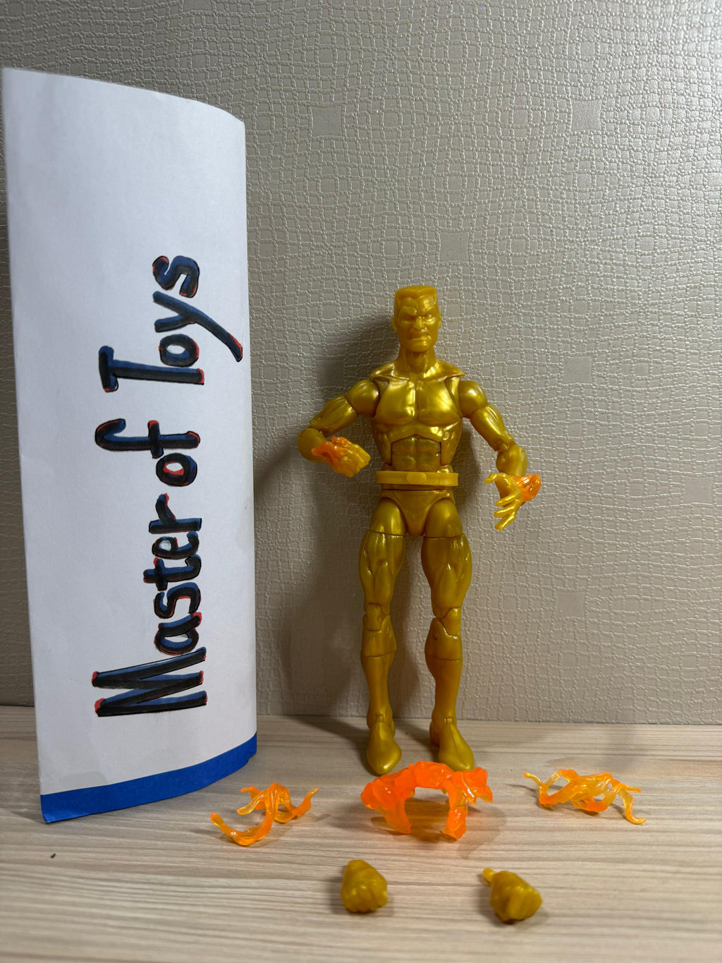 Hasbro Marvel Legends Spider-Man Molten Man Only No Box - Ready Stock