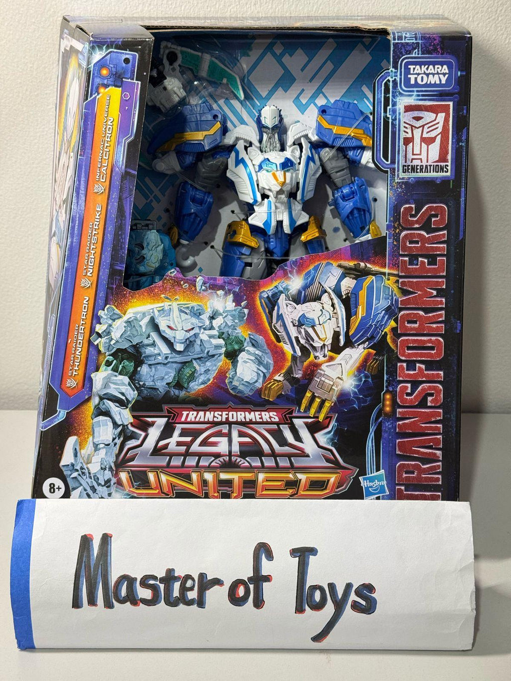 Hasbro Transformers Legacy United Star Raider Thundertron | Star Raider Nightstrike | Infernac Universe Calcitron - Ready Stock