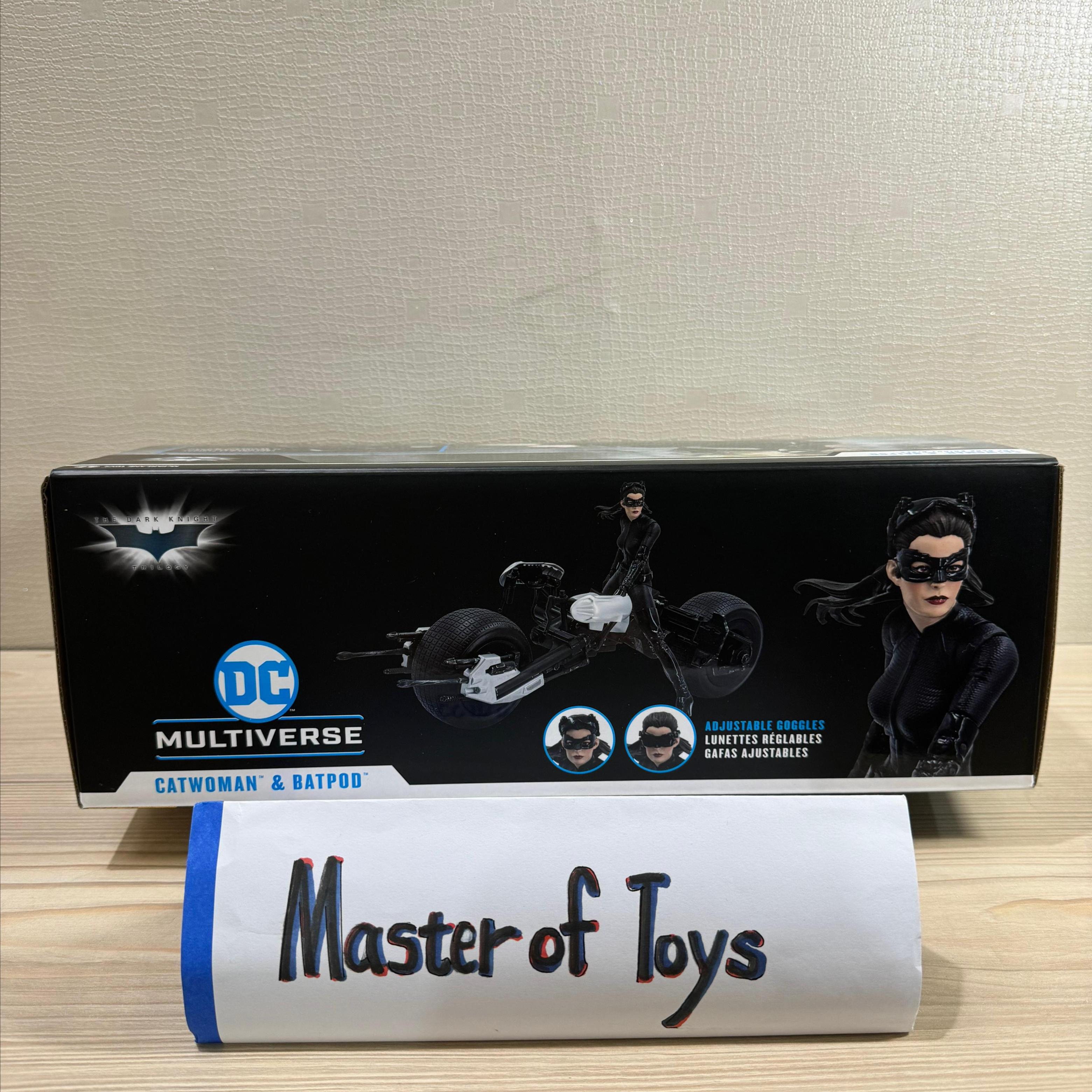 McFarlane DC Multiverse Cat Woman & Batpod The Dark Knight Rises Catwoman The Dark Knight Trilogy - Ready Stock