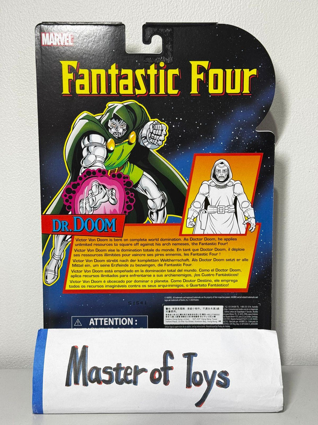 Hasbro Marvel Comics Fantastic Four Dr Doom - Ready Stock