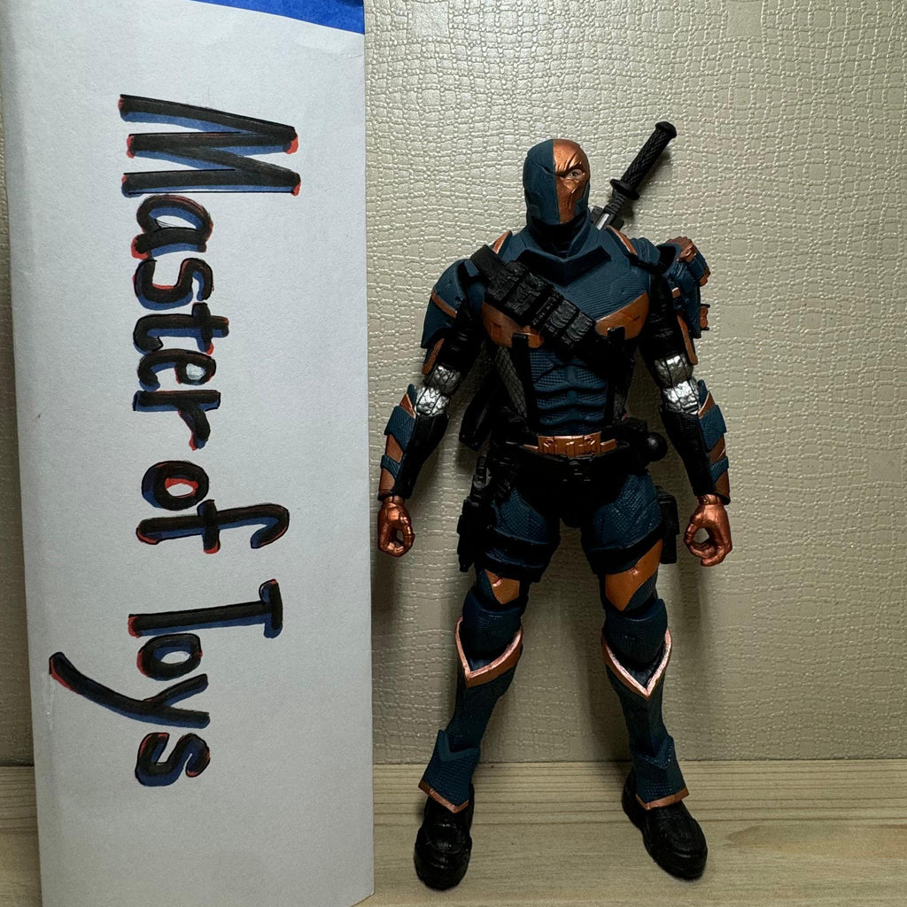 McFarlane DC Multiverse Deathstroke Arkham No Box - Ready Stock