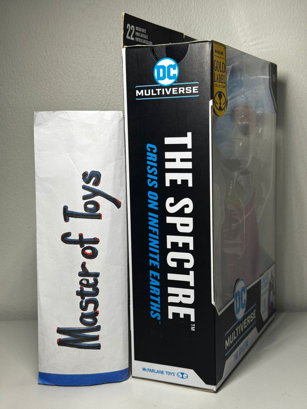 McFarlane DC Multiverse The Spectre (Crisis on Infinite Earths) Gold Label With CTB The Monitor - Ready Stock