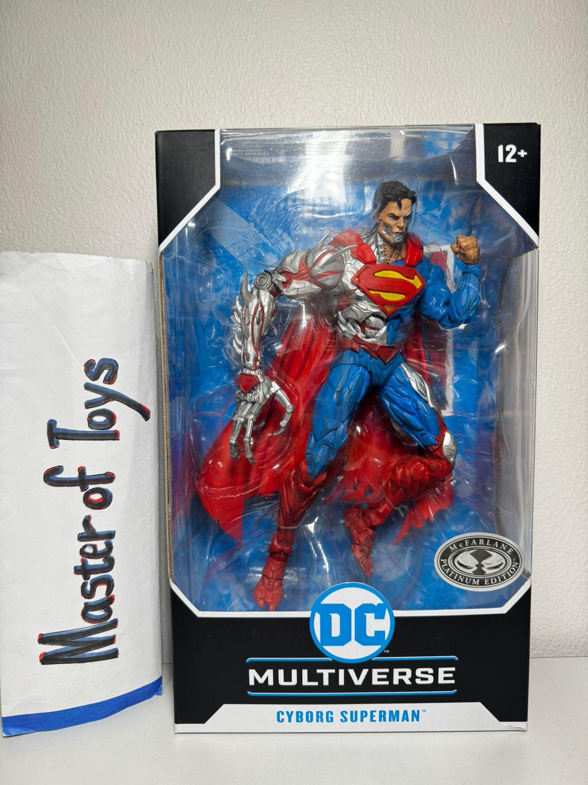 McFarlane DC Multiverse Cyborg Superman New 52 Platinum Edition - Ready Stock