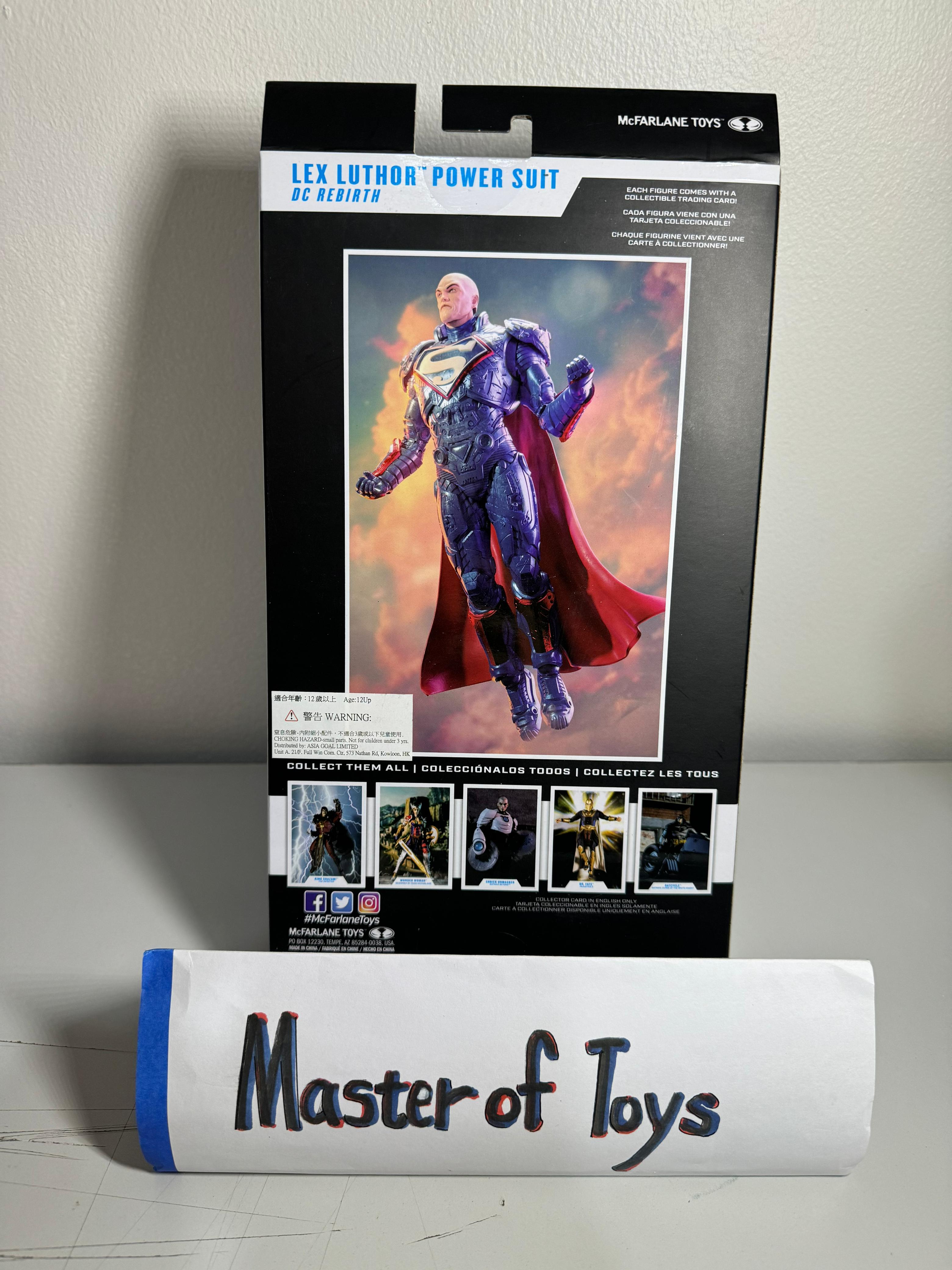McFarlane DC Multiverse Lex Luthor Power Suit ( DC Rebirth ) Gold Label Collection - Ready Stock