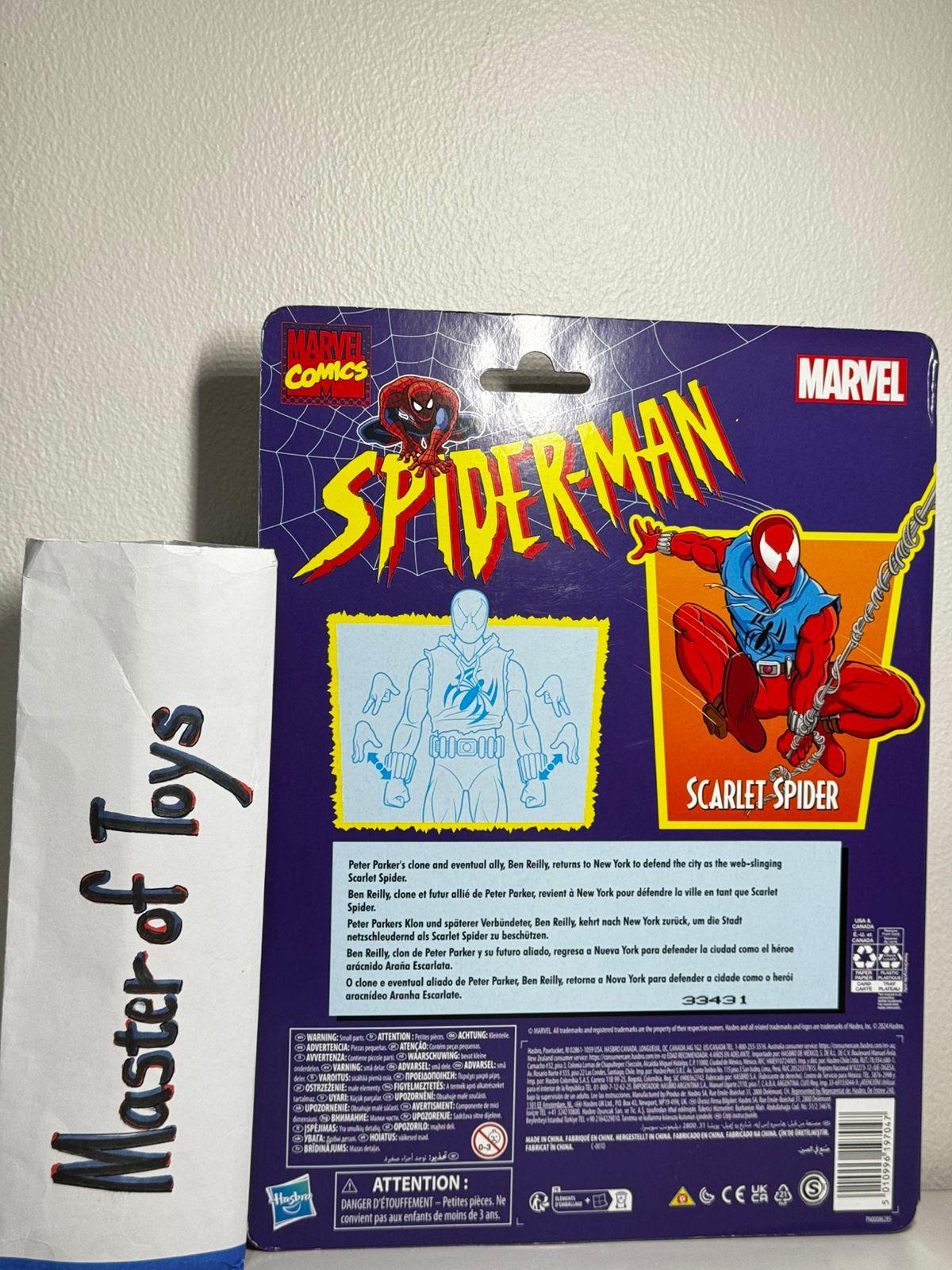 Hasbro Marvel Comics Spiderman Scarlet Spider BIB - Ready Stock