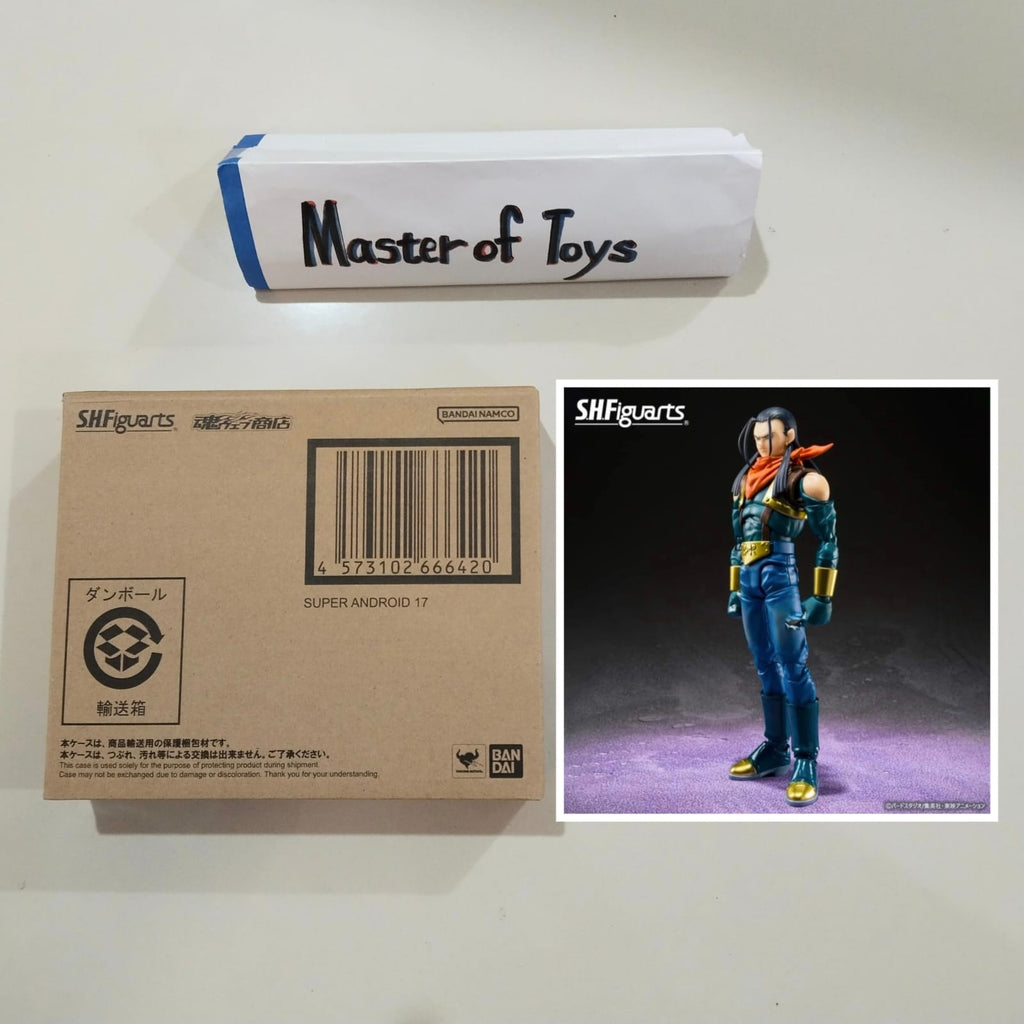 Bandai Shf Super Android 17 Dragon Ball - Ready Stock