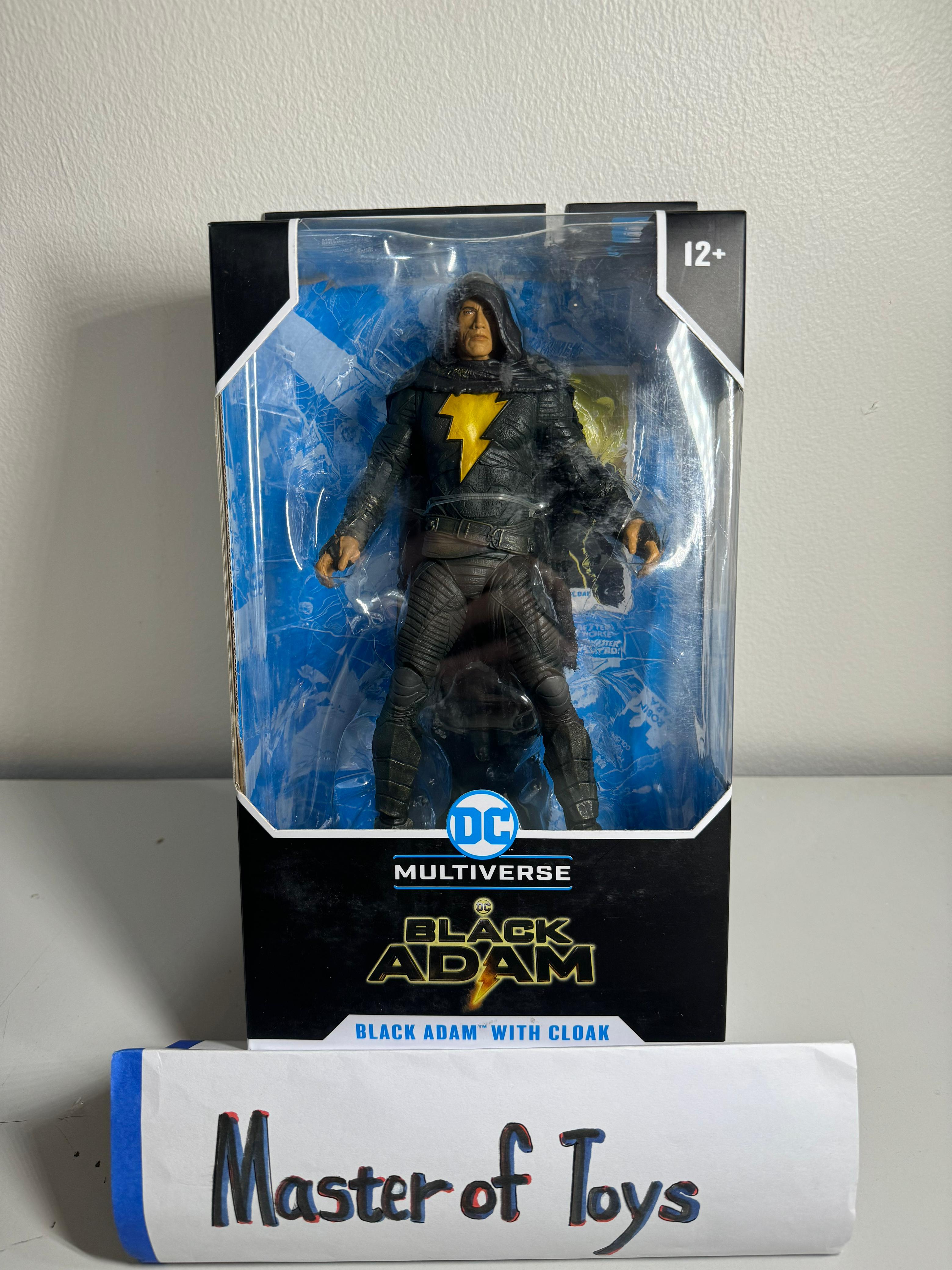 McFarlane DC Multiverse Black Adam With Cloak (Black Adam) Dwayne Johnson - Ready Stock